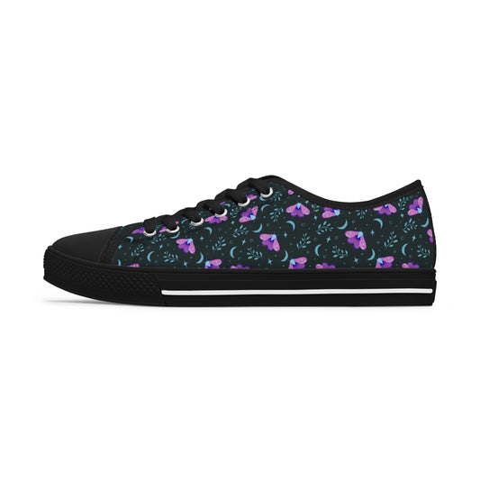 Sneakers Witchy Moth Vibrant Design by Anndria