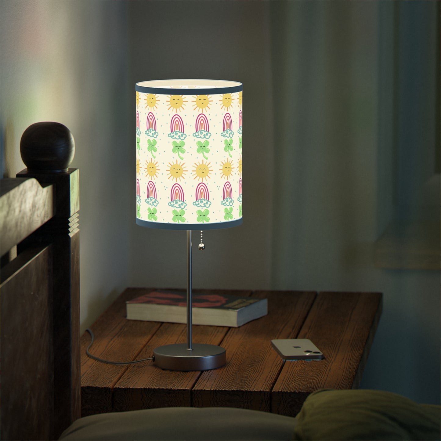 Sunshine Dreams Nursery Table Lamp for Kids on a Stand, US|CA plug