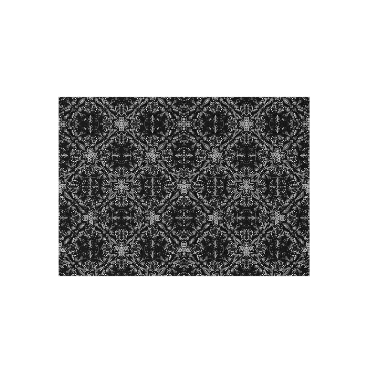 Elegant Outdoor Rug - Floral Pattern for Patio & Garden Decor