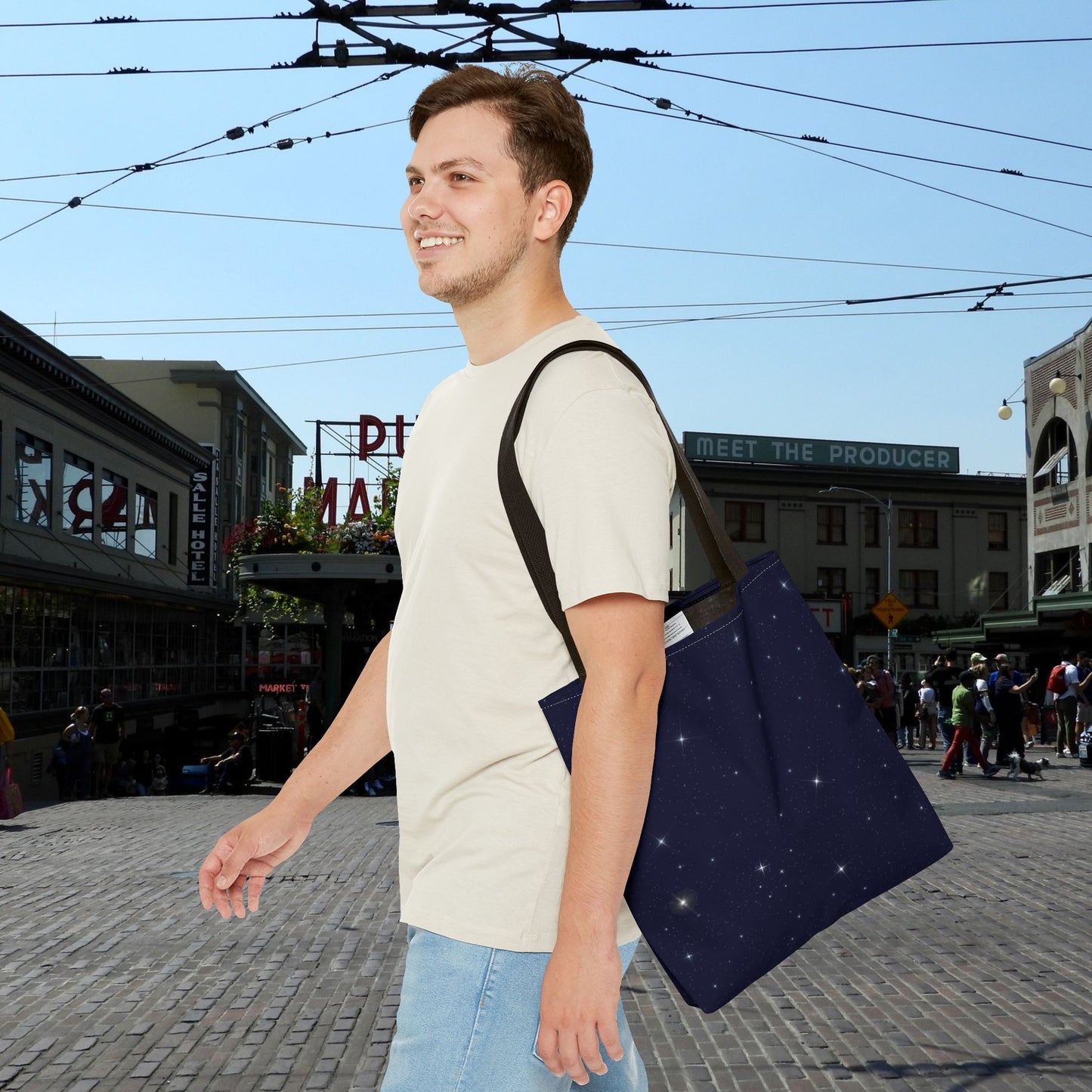 Star Studded Tote Bag - Designed by Anndria