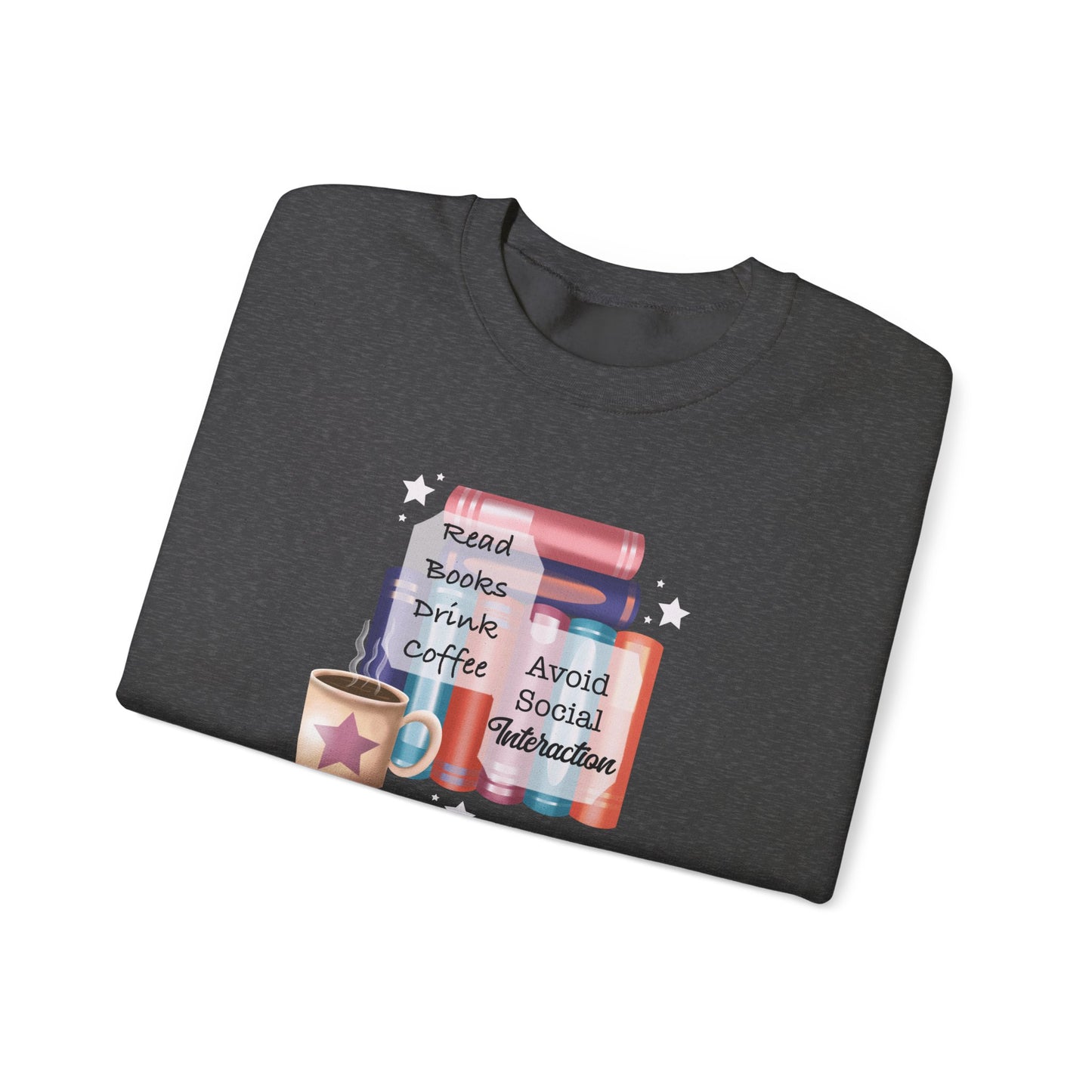 Bookworm Coffee Lover Unisex Sweatshirt