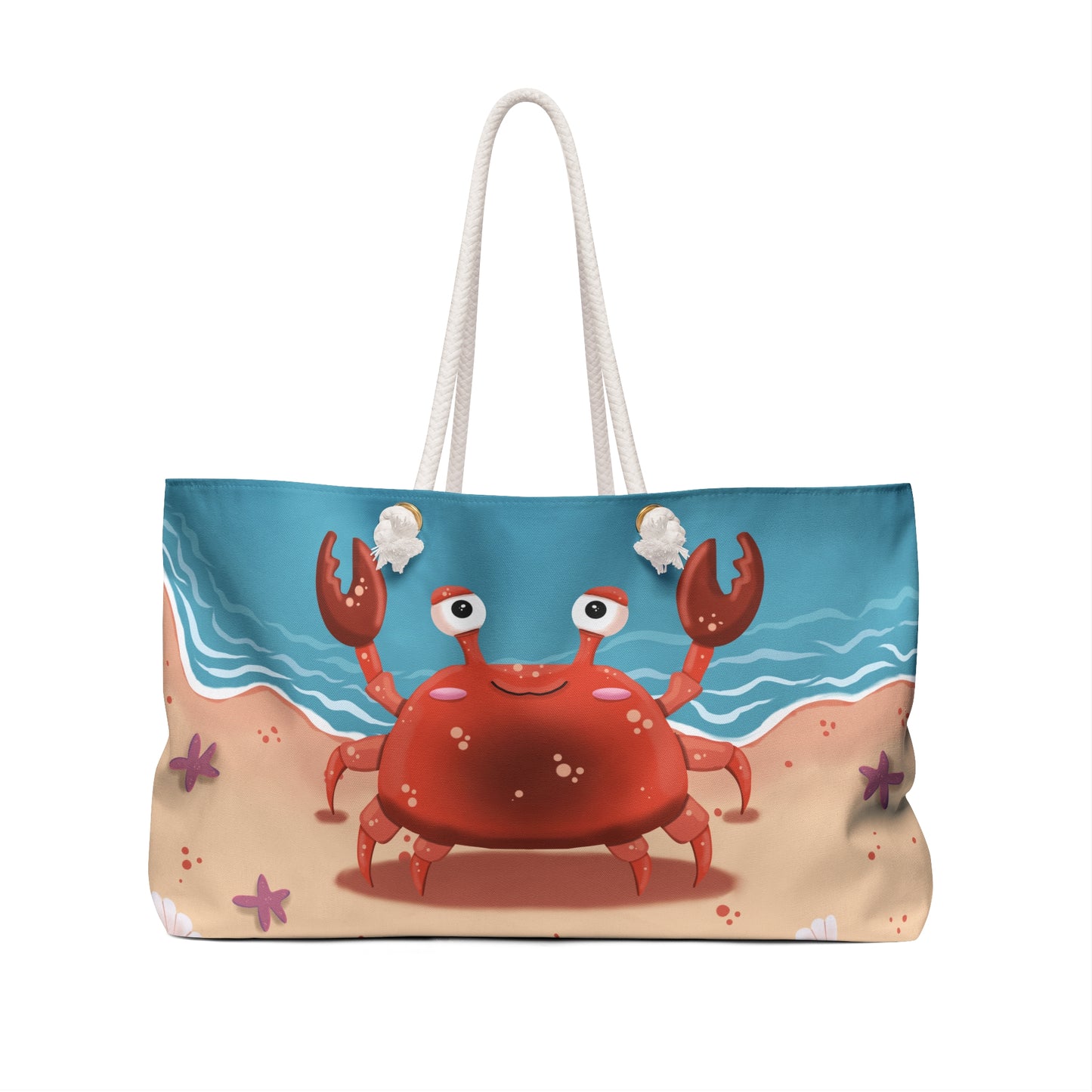 Weekender Bag - Beachside Pincher Crab Artwork Design
