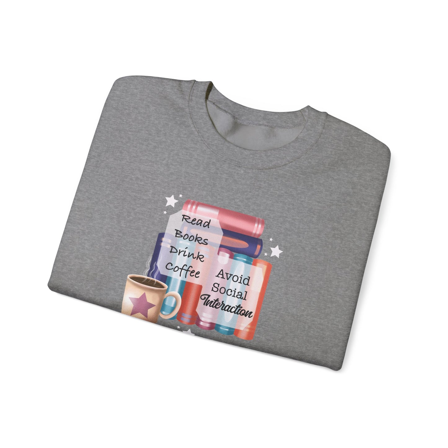 Bookworm Coffee Lover Unisex Sweatshirt