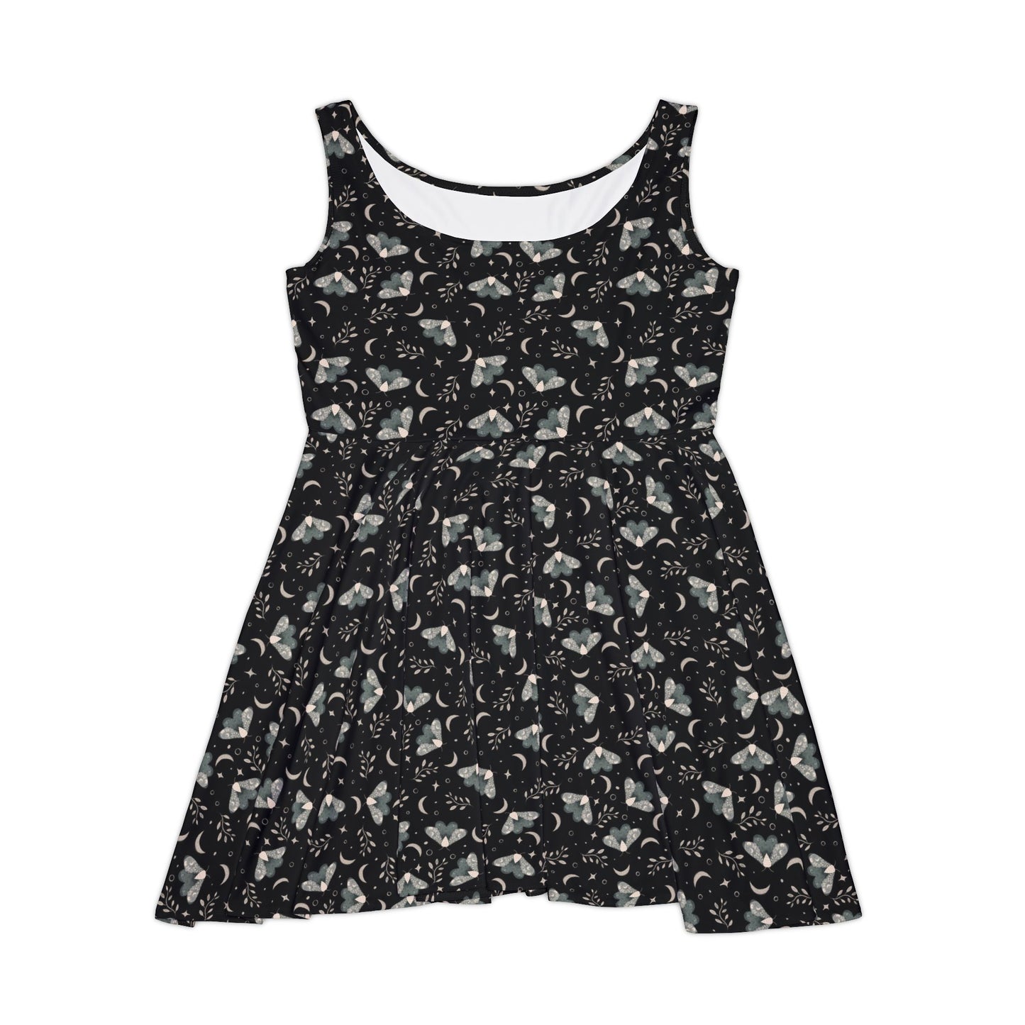 Moth Skater Dress - Witchy Aesthetic Design by Anndria