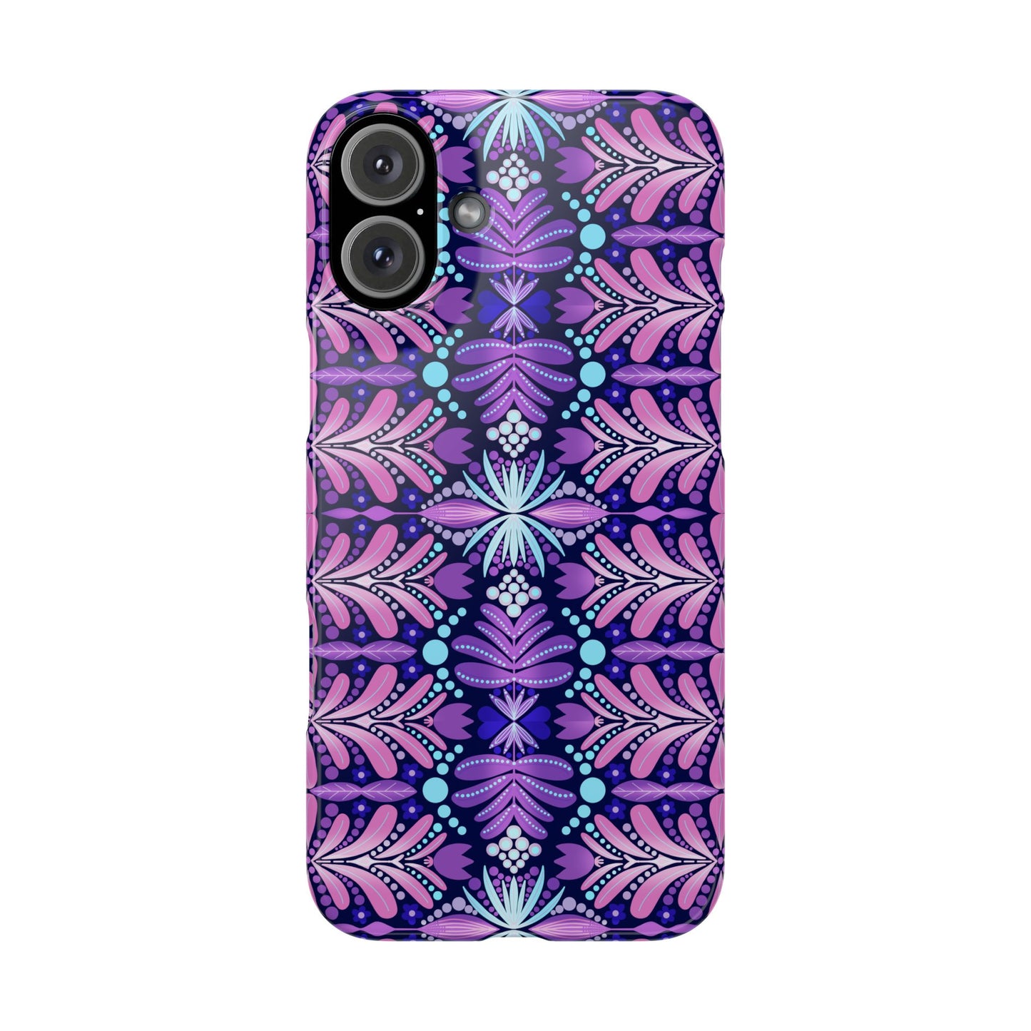 Vibrant Floral Slim Phone Case - Stylish Protection for Your Device