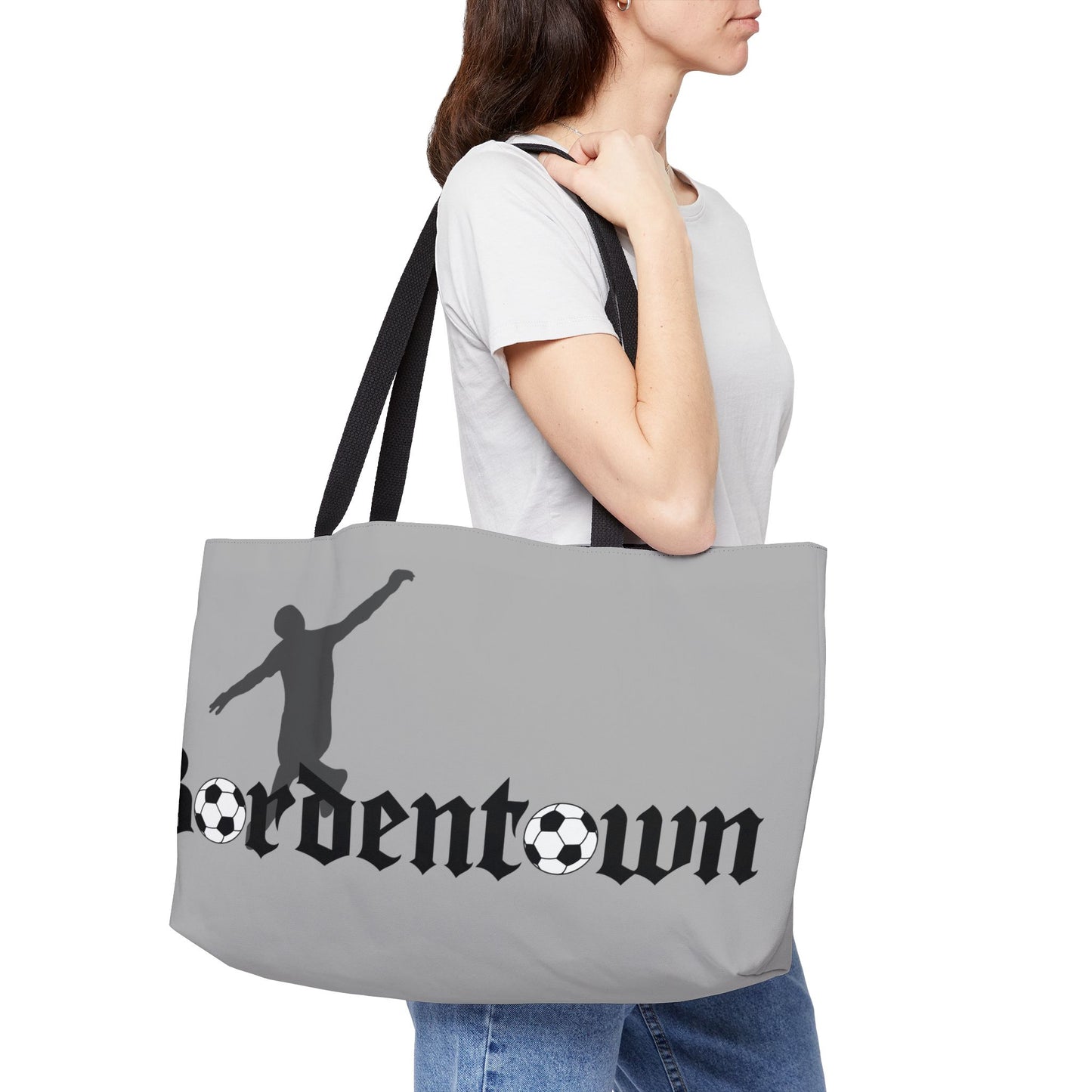 Bordentown Soccer Tote Bag - Stylish Travel Carryall for Sports Lovers