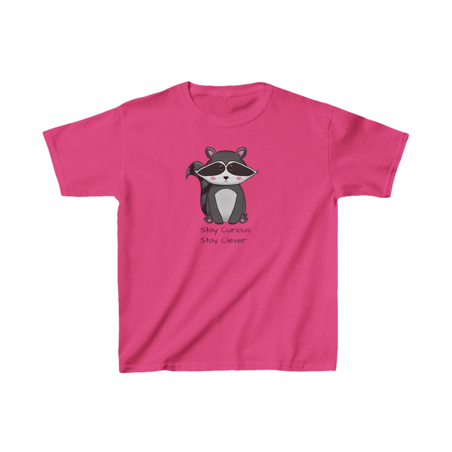 Raccoon Tee, Midnight Mischief, Kids Shirt, Children's Clothing, Cute Animal Illustration, Anndria Design