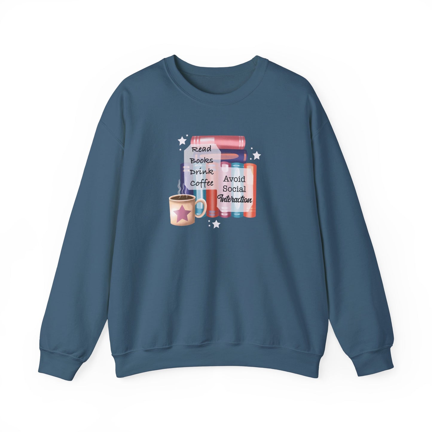 Bookworm Coffee Lover Unisex Sweatshirt