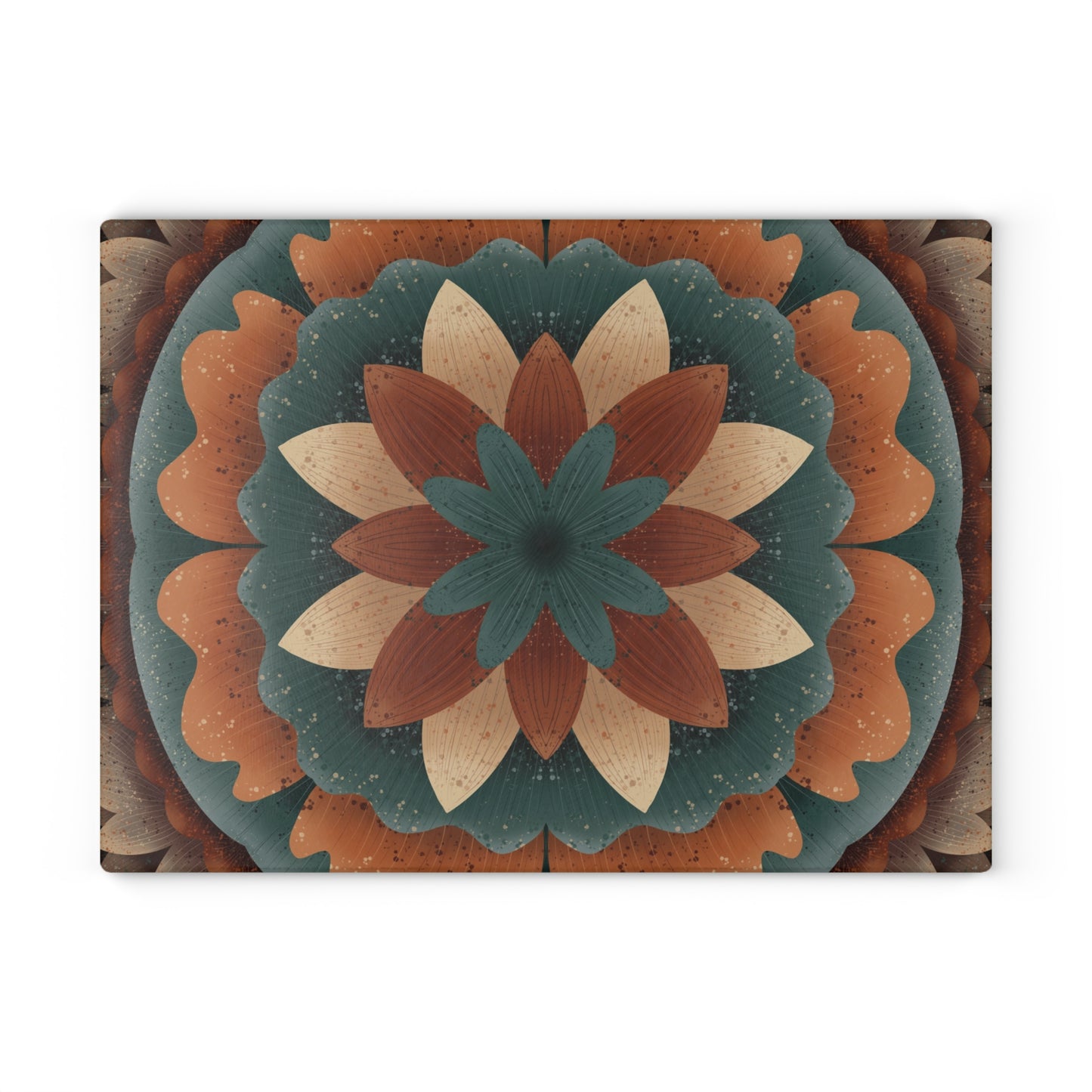 Harvest Harmony Glass Cutting Board | Tempered Glass Cutting Board by Anndria | 2 Sizes Available