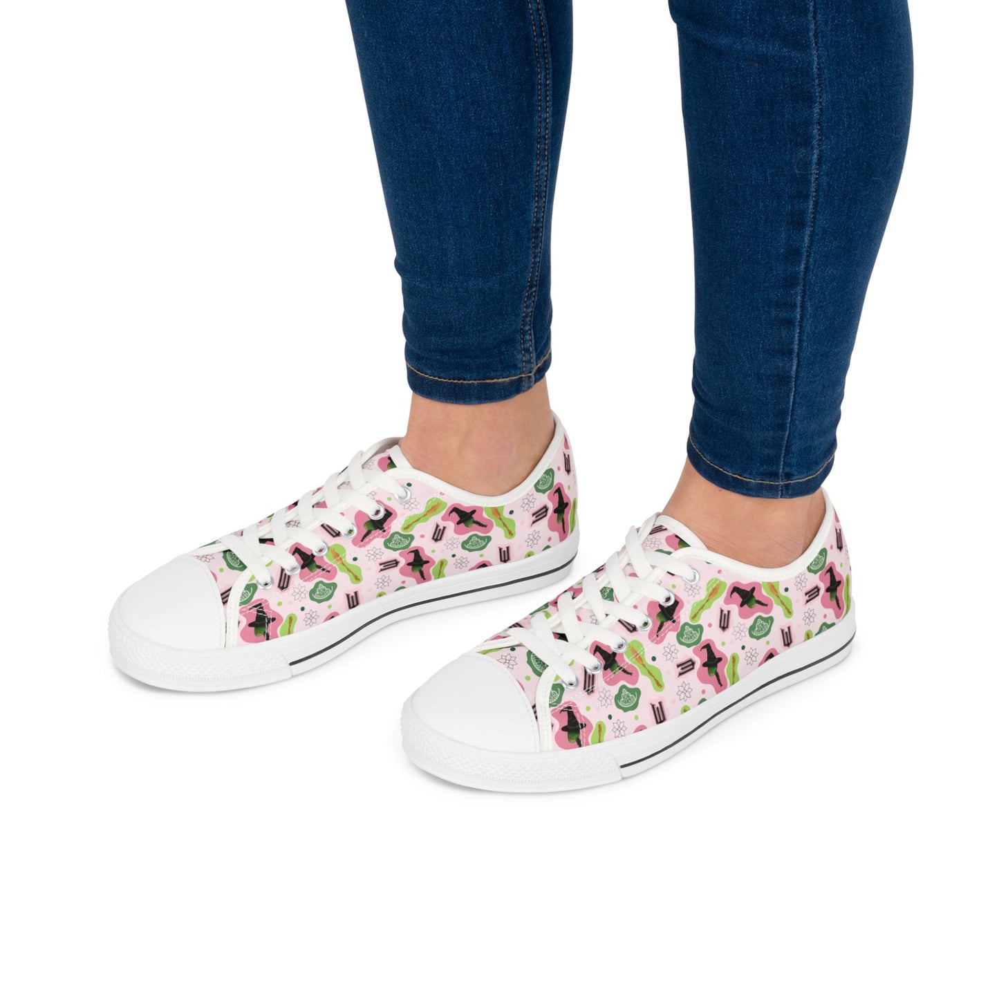 Sneakers: Wicked Themed Pattern by Anndria