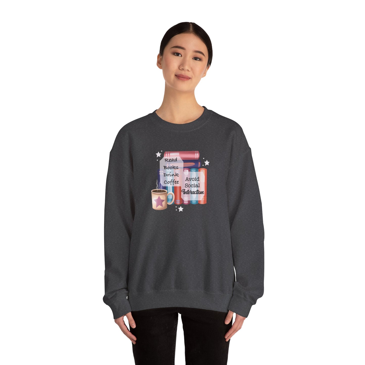 Bookworm Coffee Lover Unisex Sweatshirt