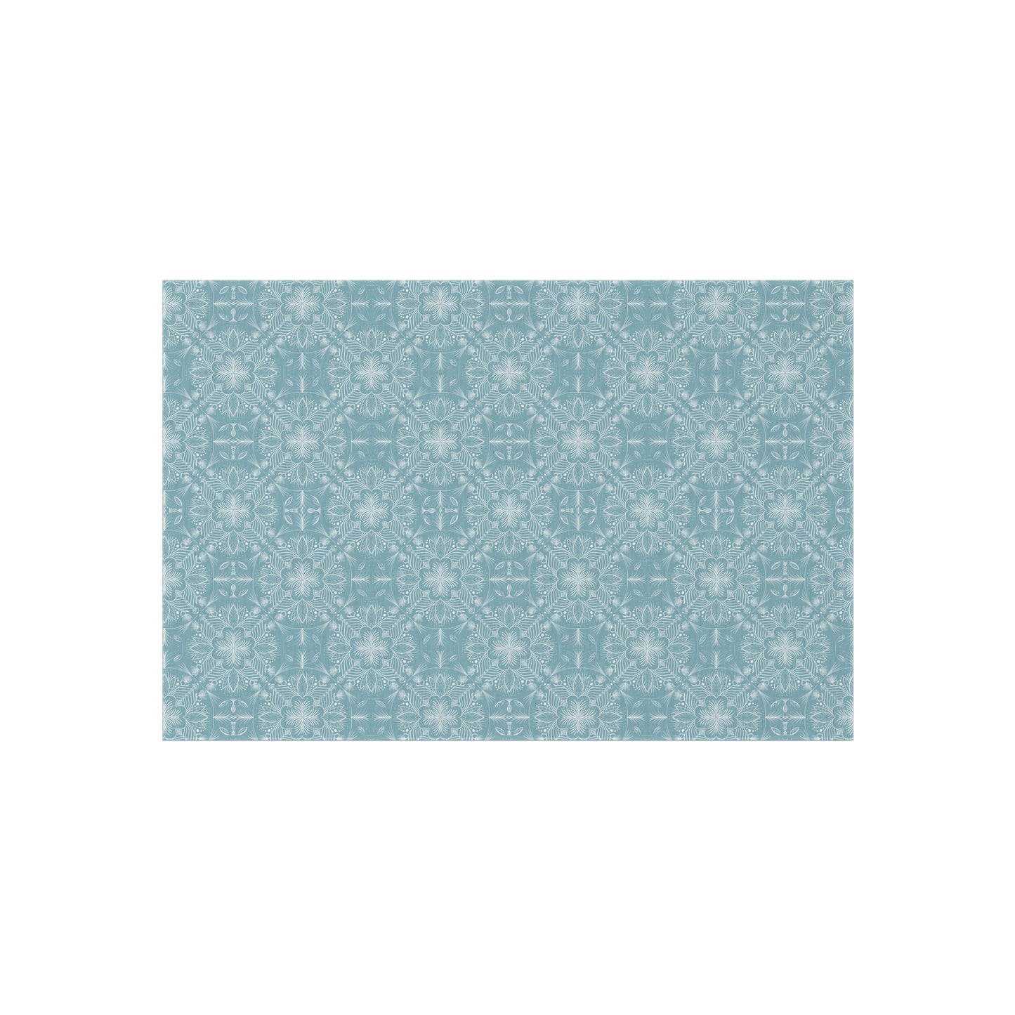 Elegant Outdoor Rug - Floral Pattern for Patio & Garden Decor