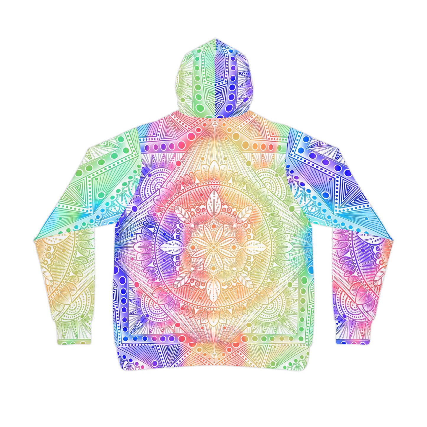 Celestial Hoodie - Rainbow Mandala by Anndria