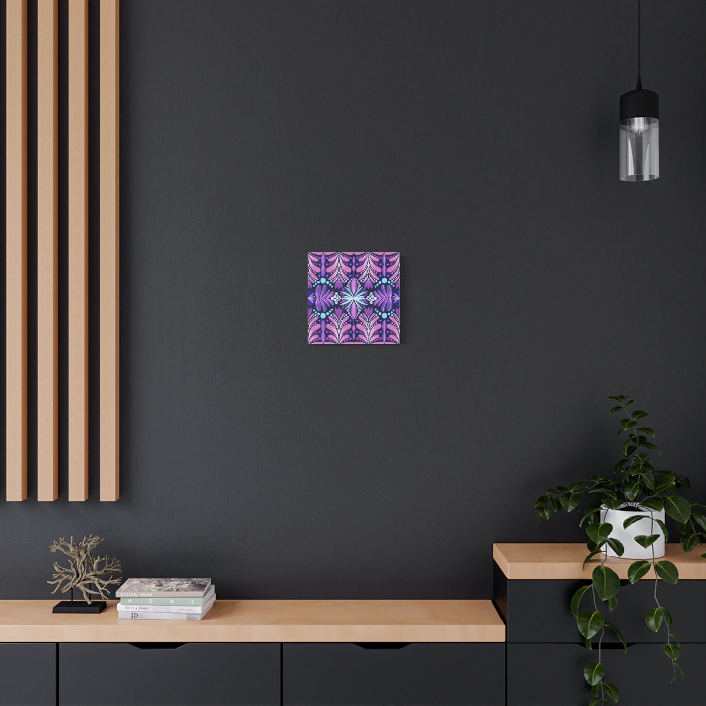 Vibrant Floral Canvas Wall Art - Stretched Matte Print
