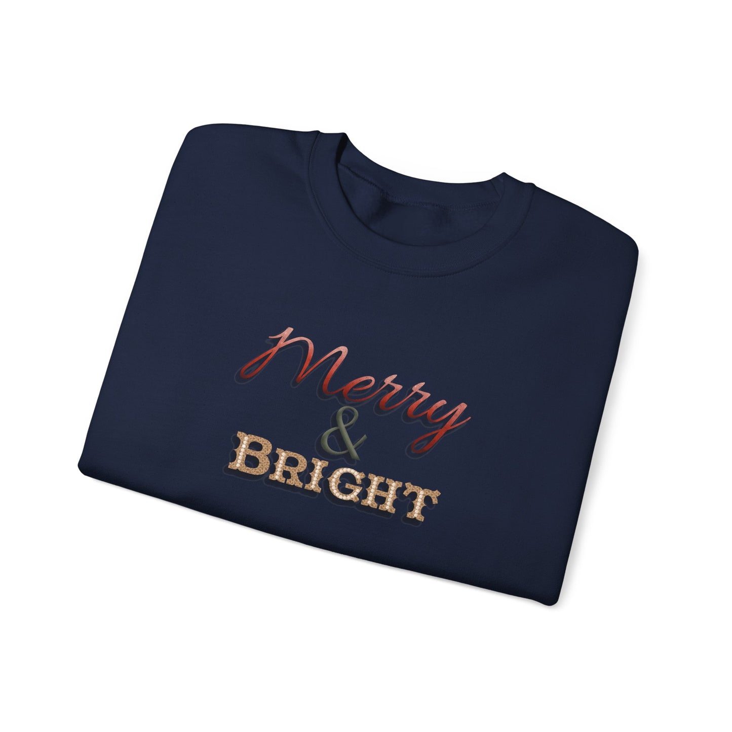 Merry & Bright Sweatshirt - Christmas Holiday