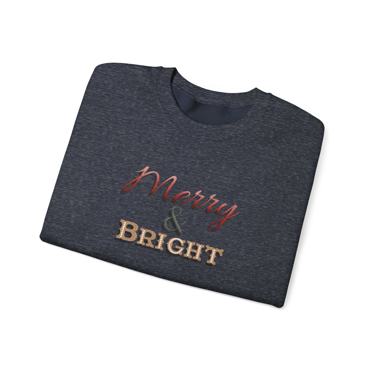 Merry & Bright Sweatshirt - Christmas Holiday