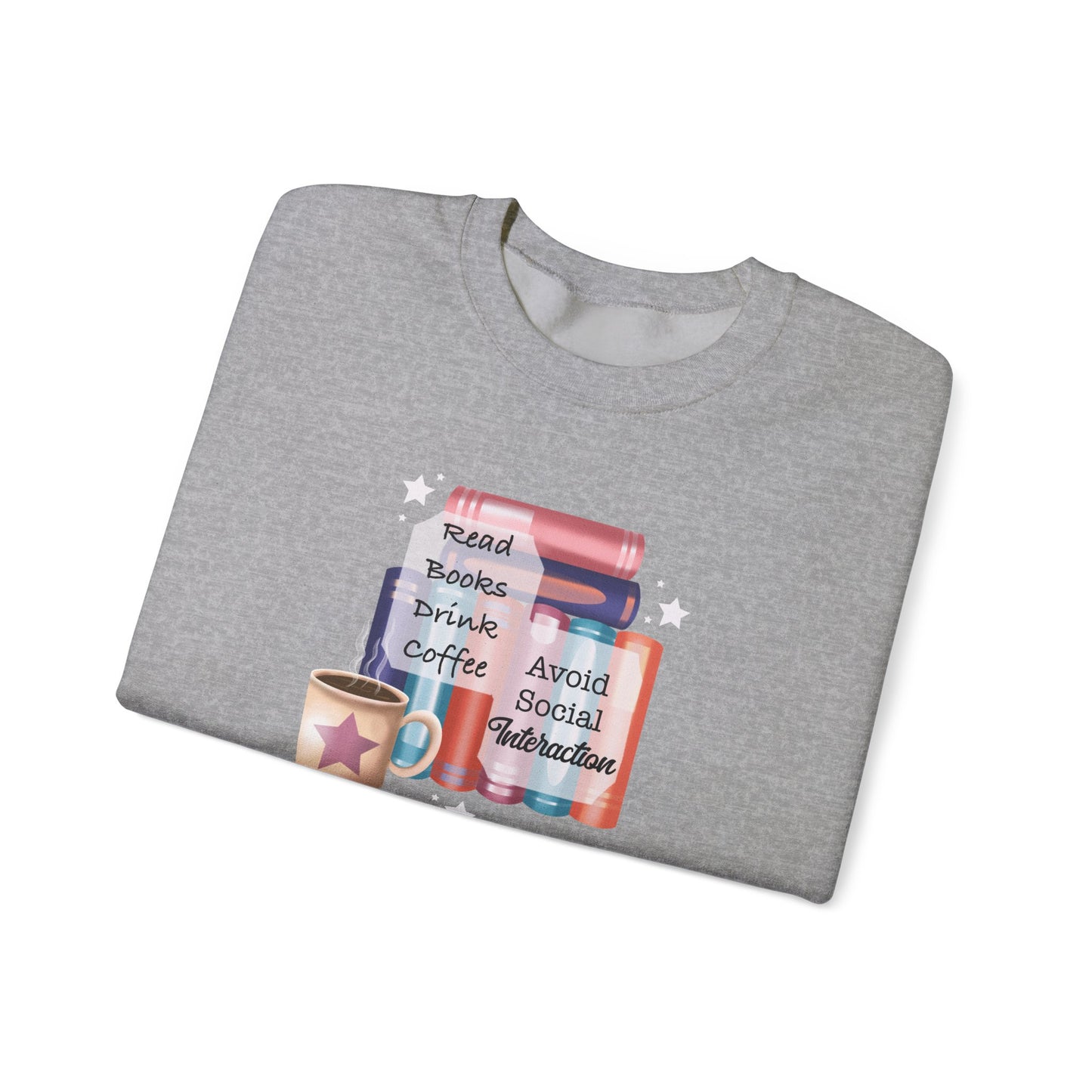 Bookworm Coffee Lover Unisex Sweatshirt