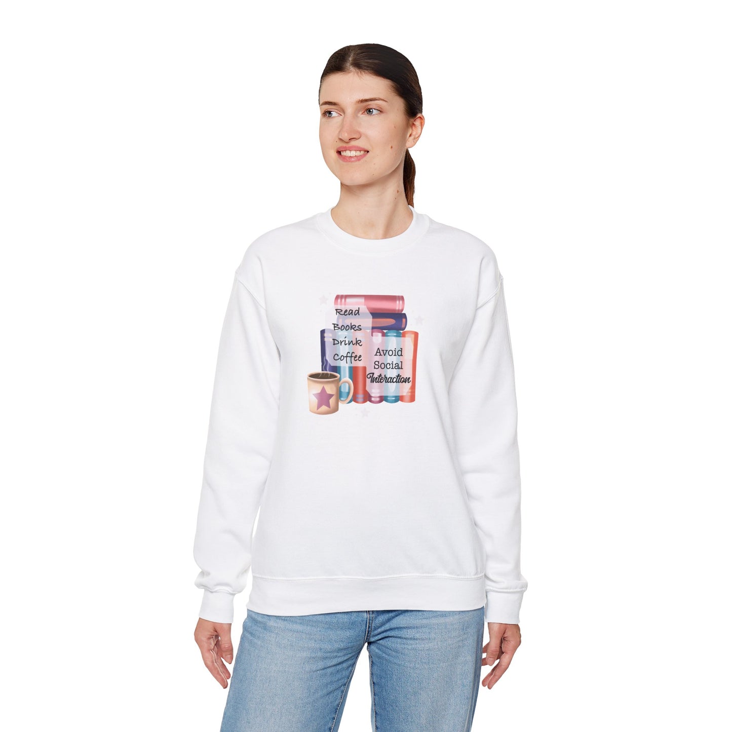 Bookworm Coffee Lover Unisex Sweatshirt