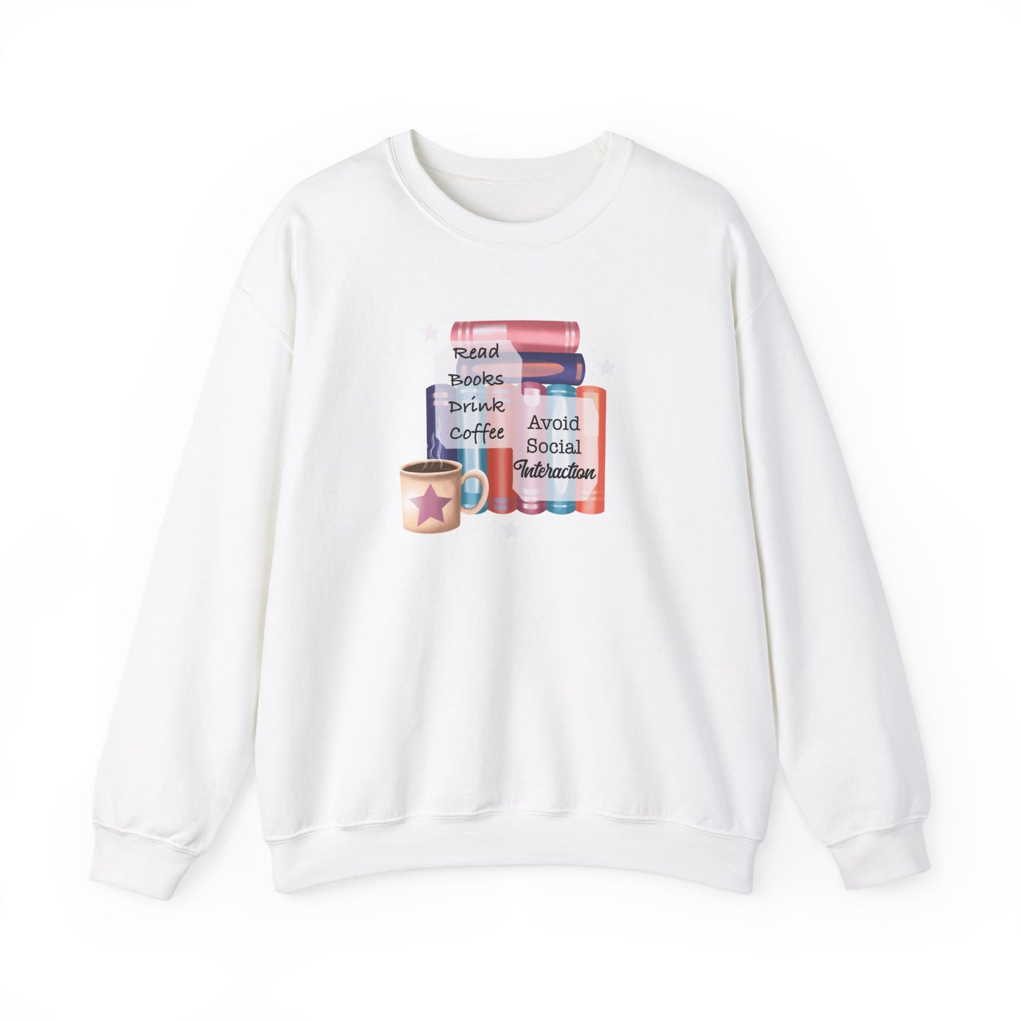 Bookworm Coffee Lover Unisex Sweatshirt