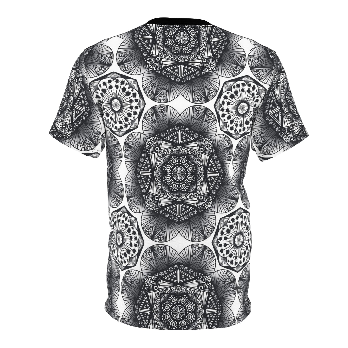 Kaleidoscope Visions Unisex Tee, Mandala T-Shirt, Abstract Art Shirt, Colorful Graphic Top, Festival Clothing