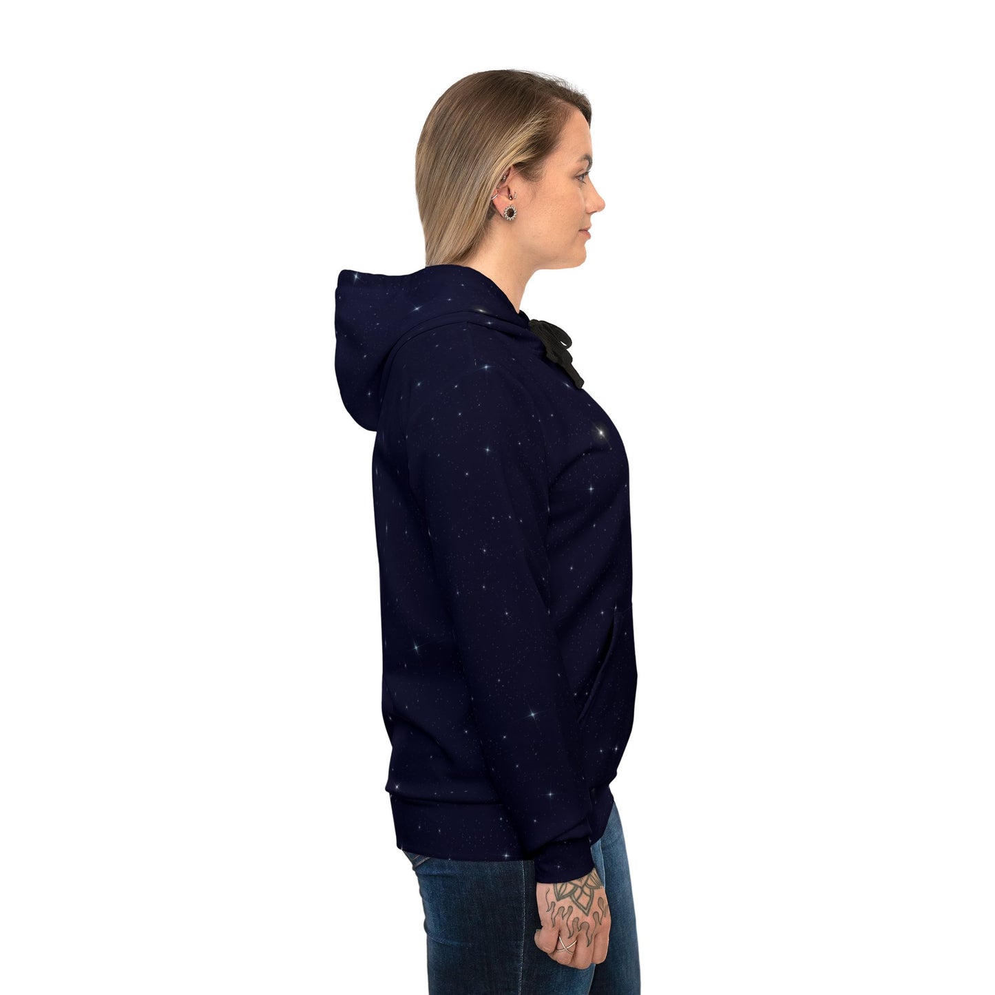 Star Studded Athletic Hoodie by Anndria