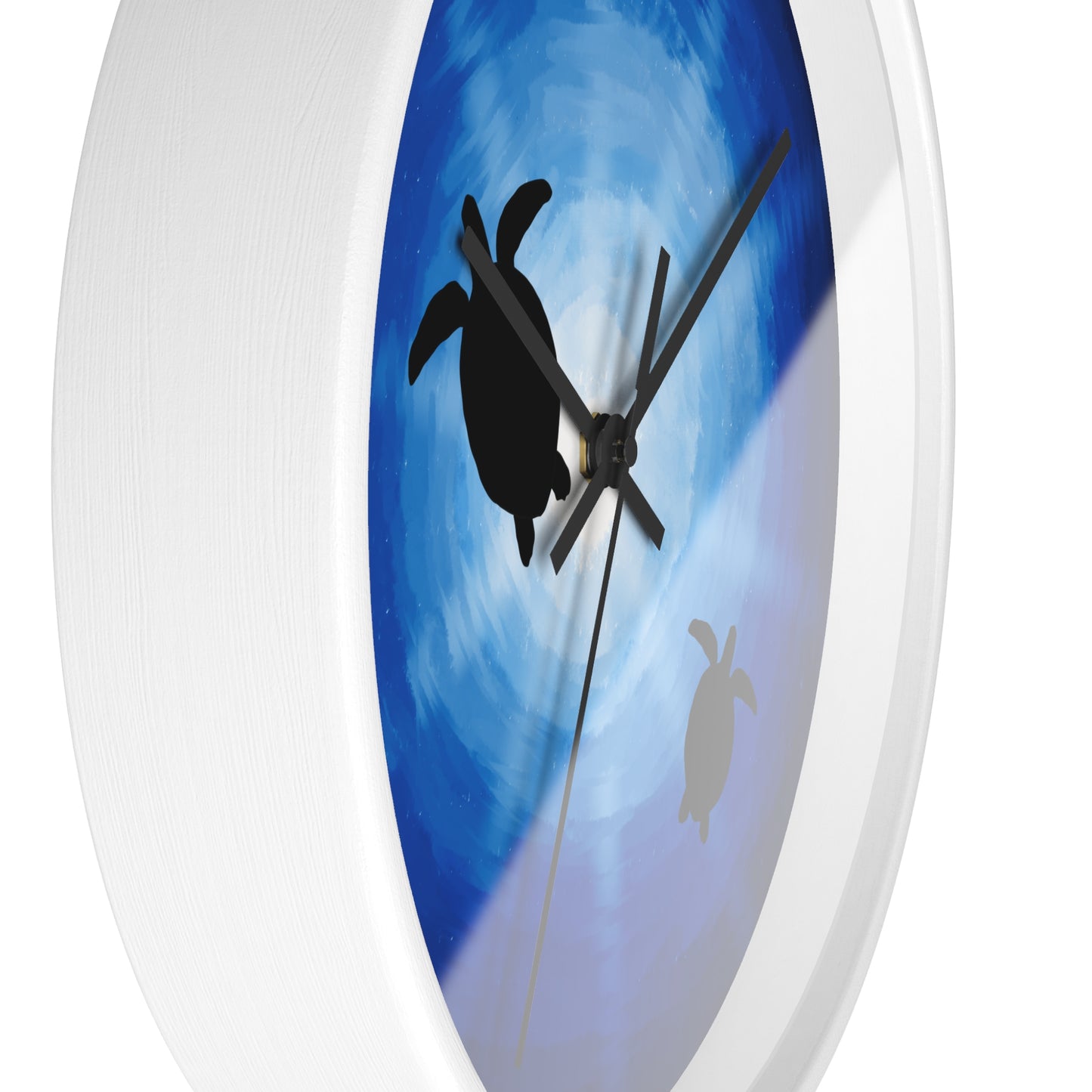 Serene Ocean Turtle Wall Clock - Nautical Home Decor, Ideal Gift for Ocean Lovers
