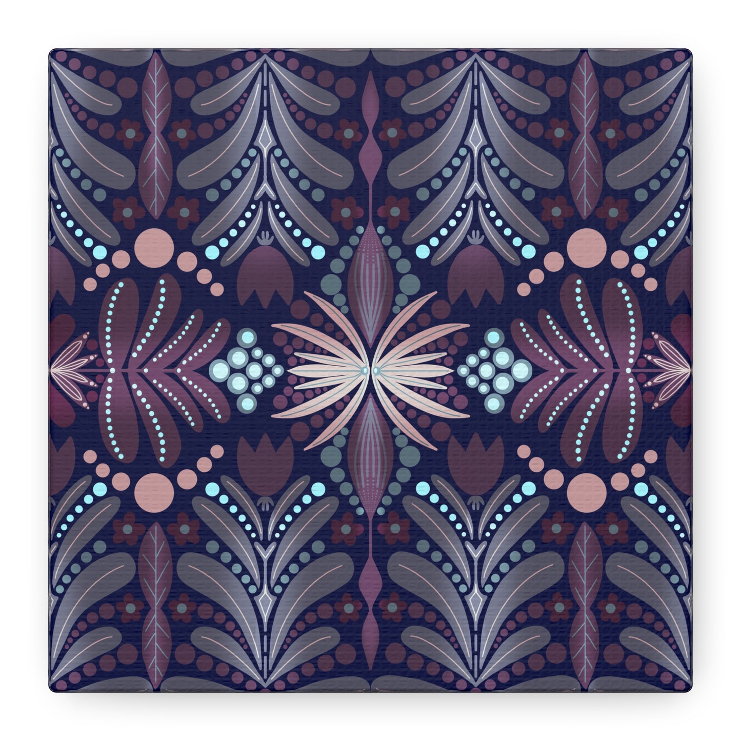 Floral Wall Art - Matte Canvas Print - Mystic Folklore