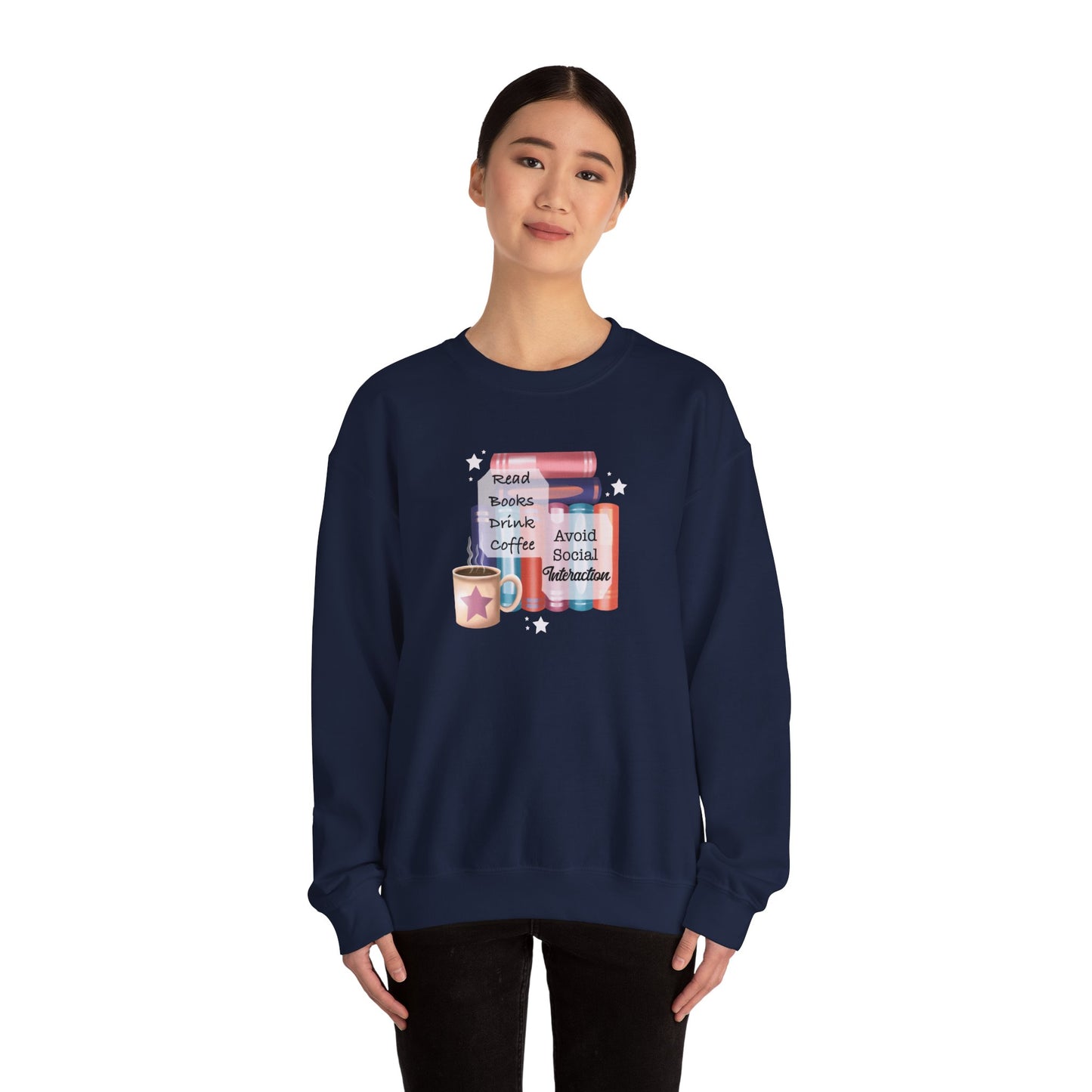 Bookworm Coffee Lover Unisex Sweatshirt