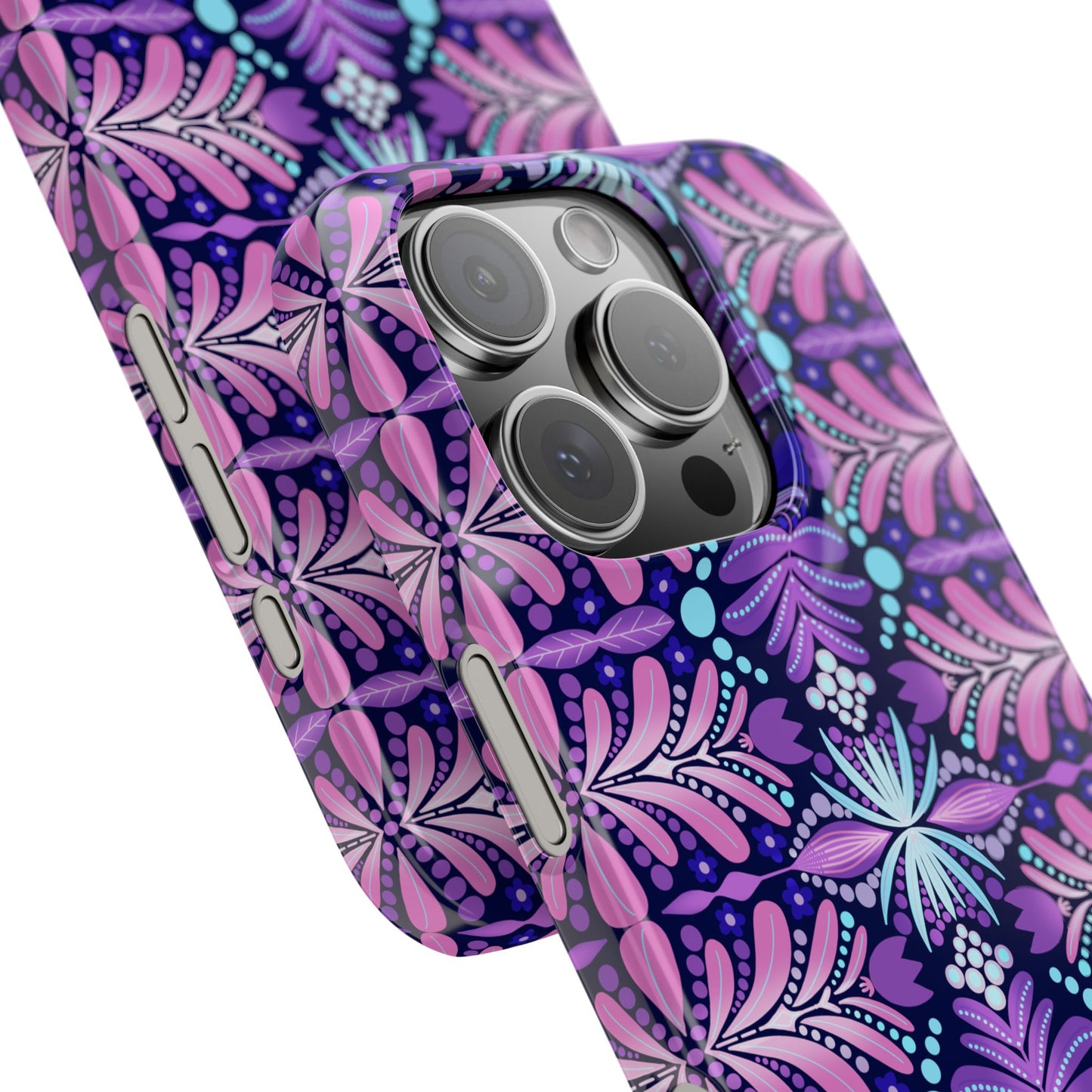Vibrant Floral Slim Phone Case - Stylish Protection for Your Device