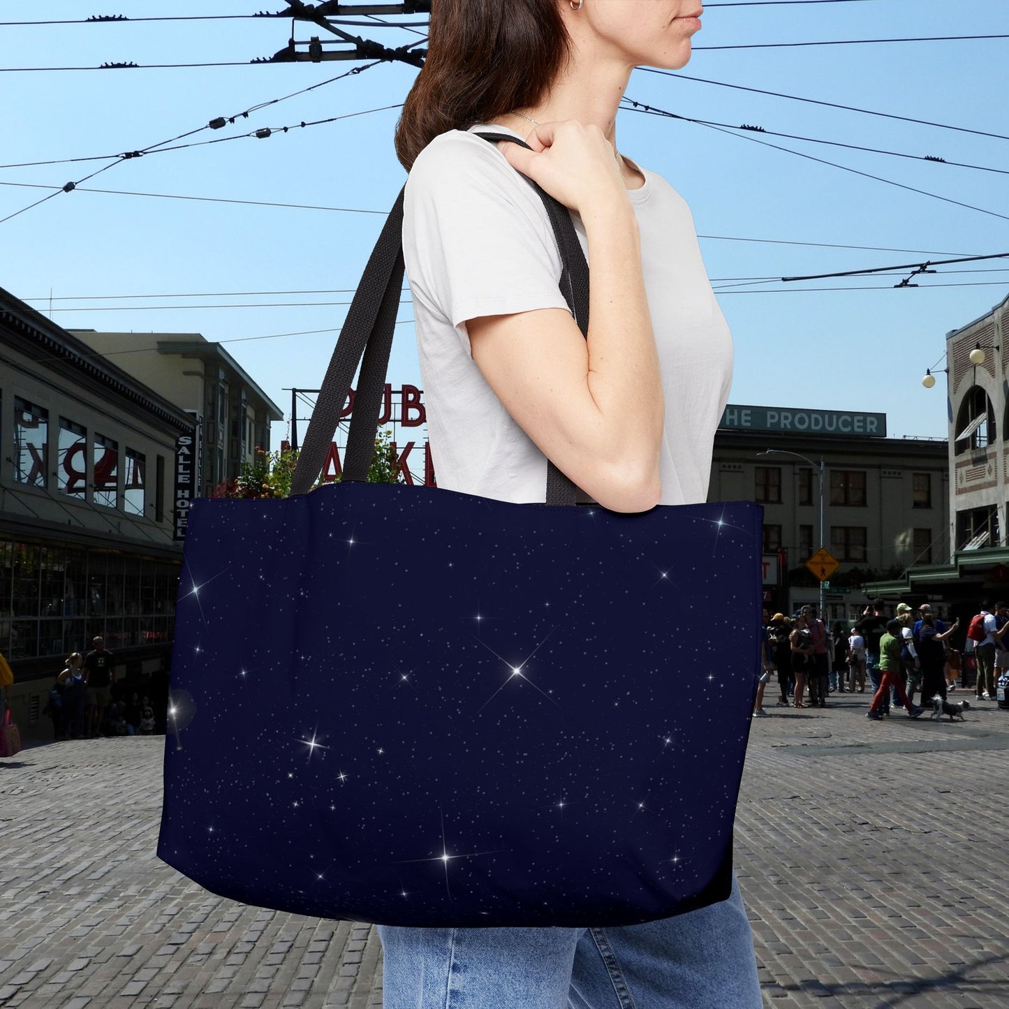 Star Studded Tote Bag
