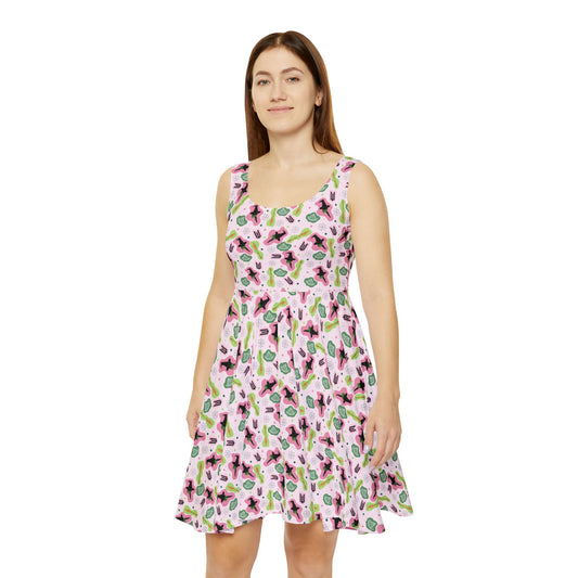 Skater Dress Wicked, Wizard of Oz Pattern by Anndria