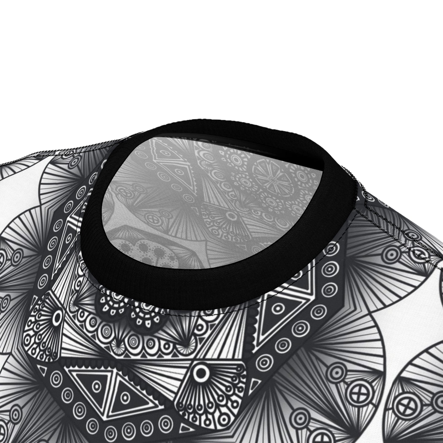 Kaleidoscope Visions Unisex Tee, Mandala T-Shirt, Abstract Art Shirt, Colorful Graphic Top, Festival Clothing