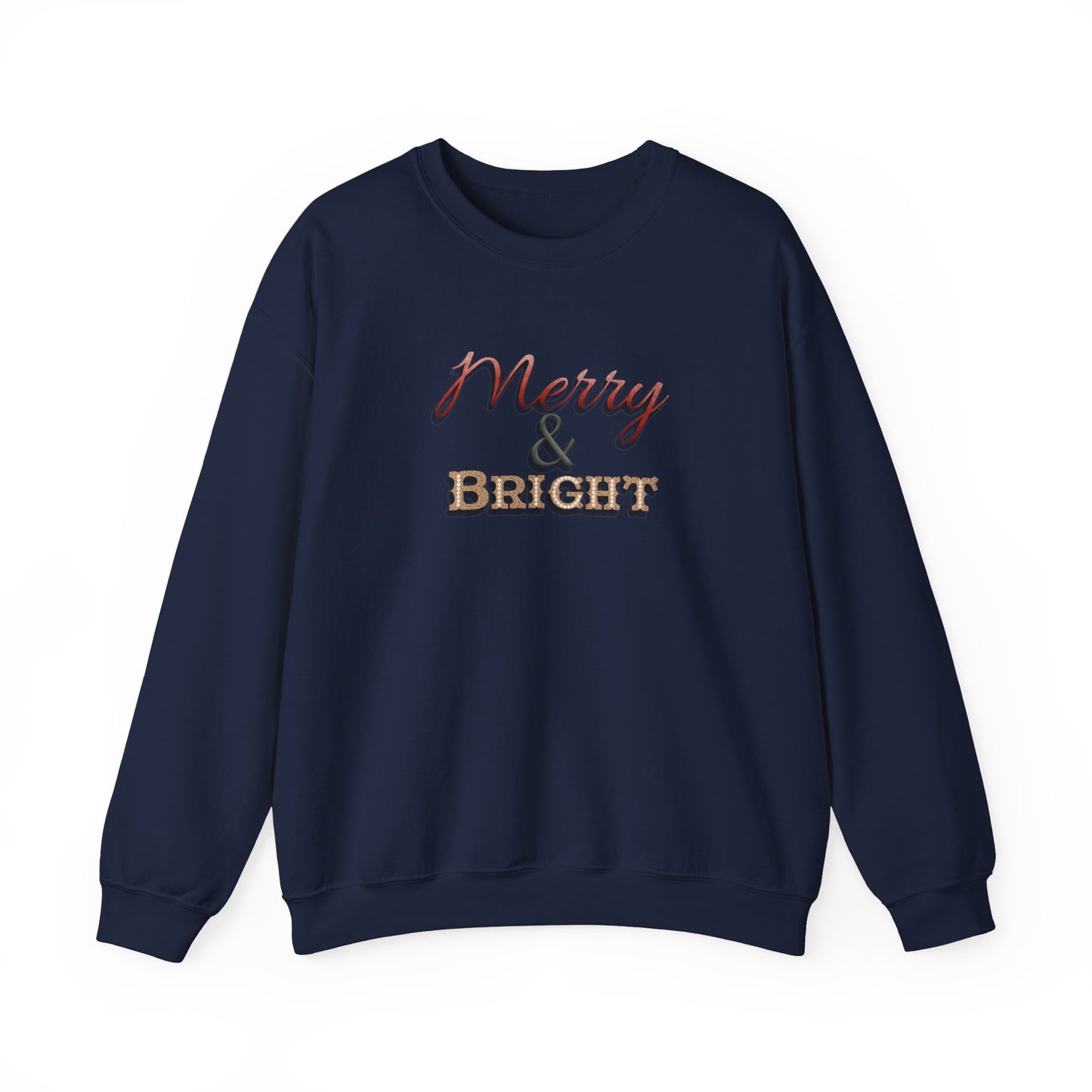 Merry & Bright Sweatshirt - Christmas Holiday