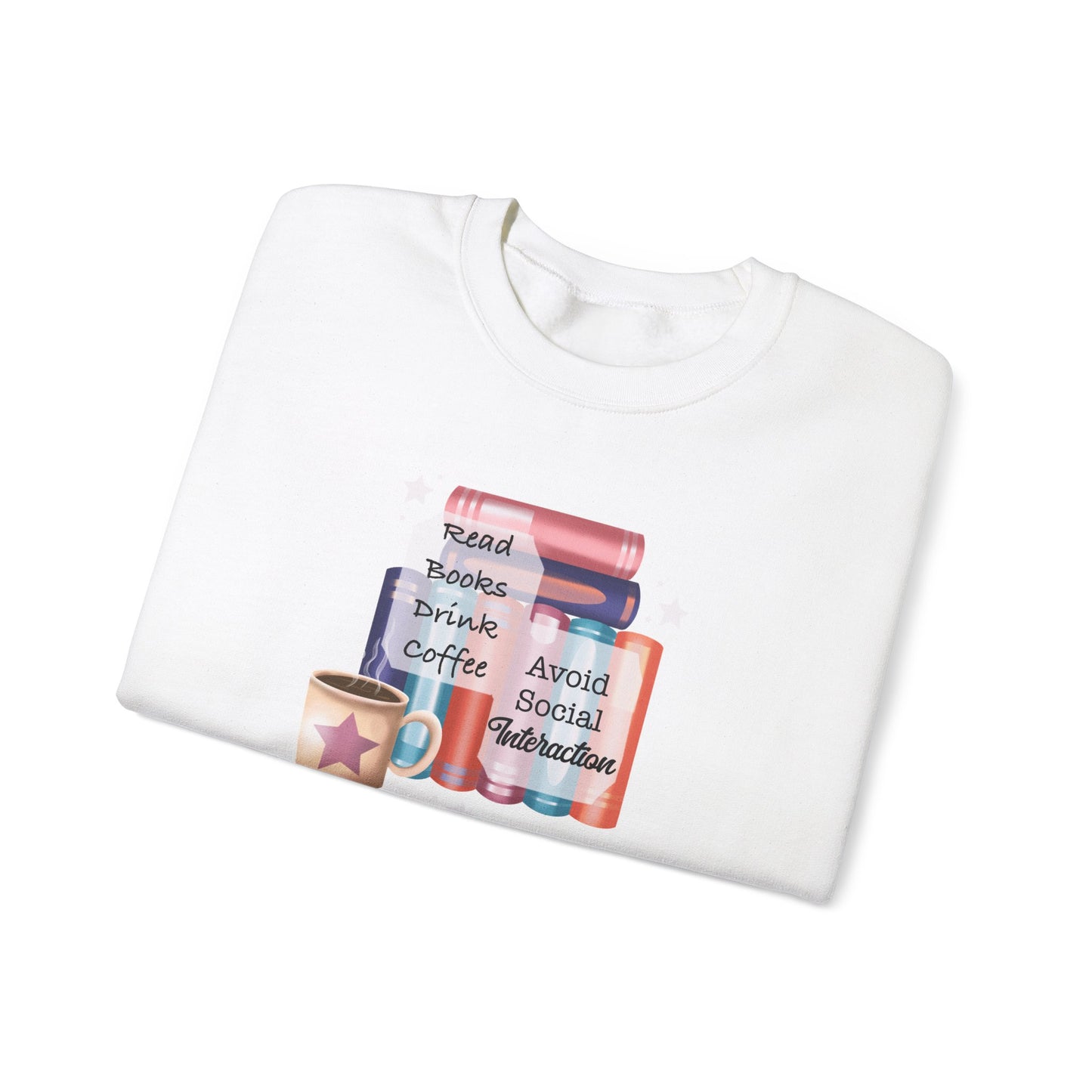 Bookworm Coffee Lover Unisex Sweatshirt