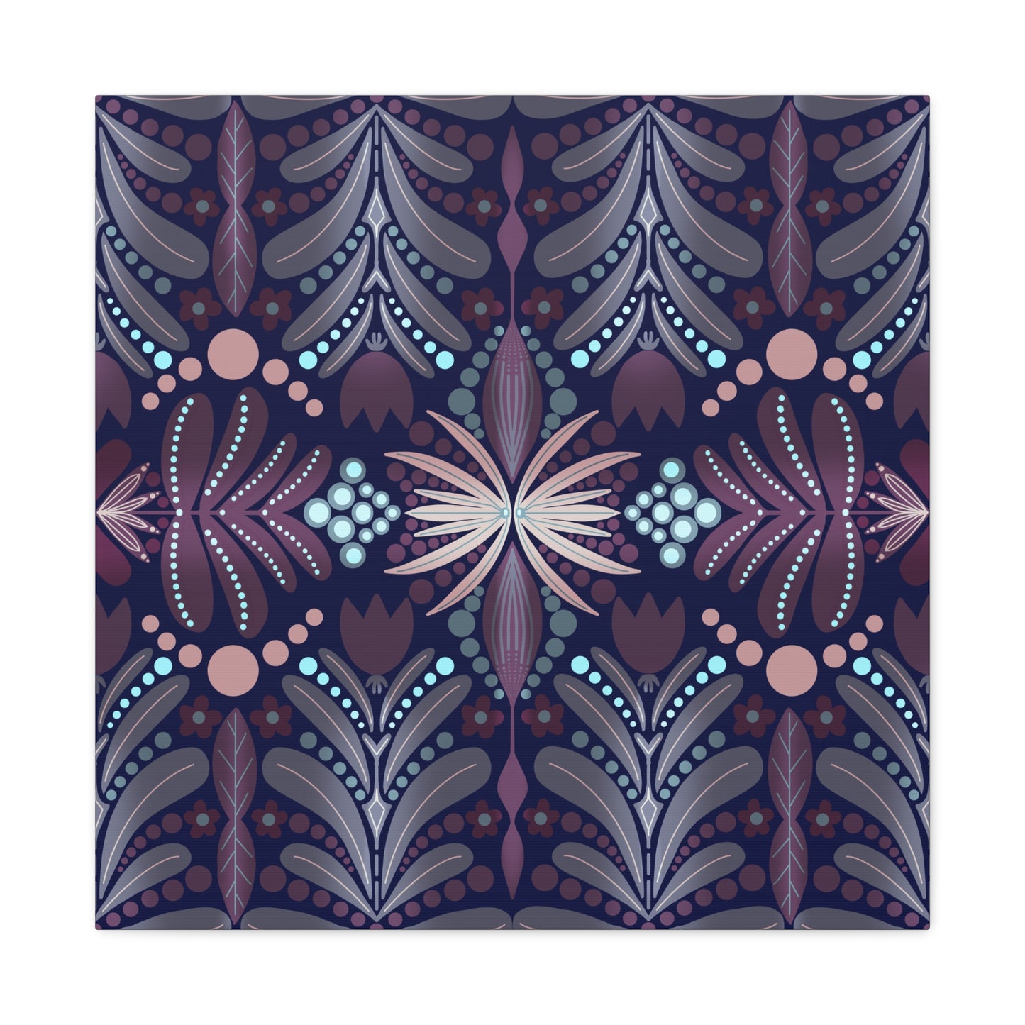 Floral Wall Art - Matte Canvas Print - Mystic Folklore