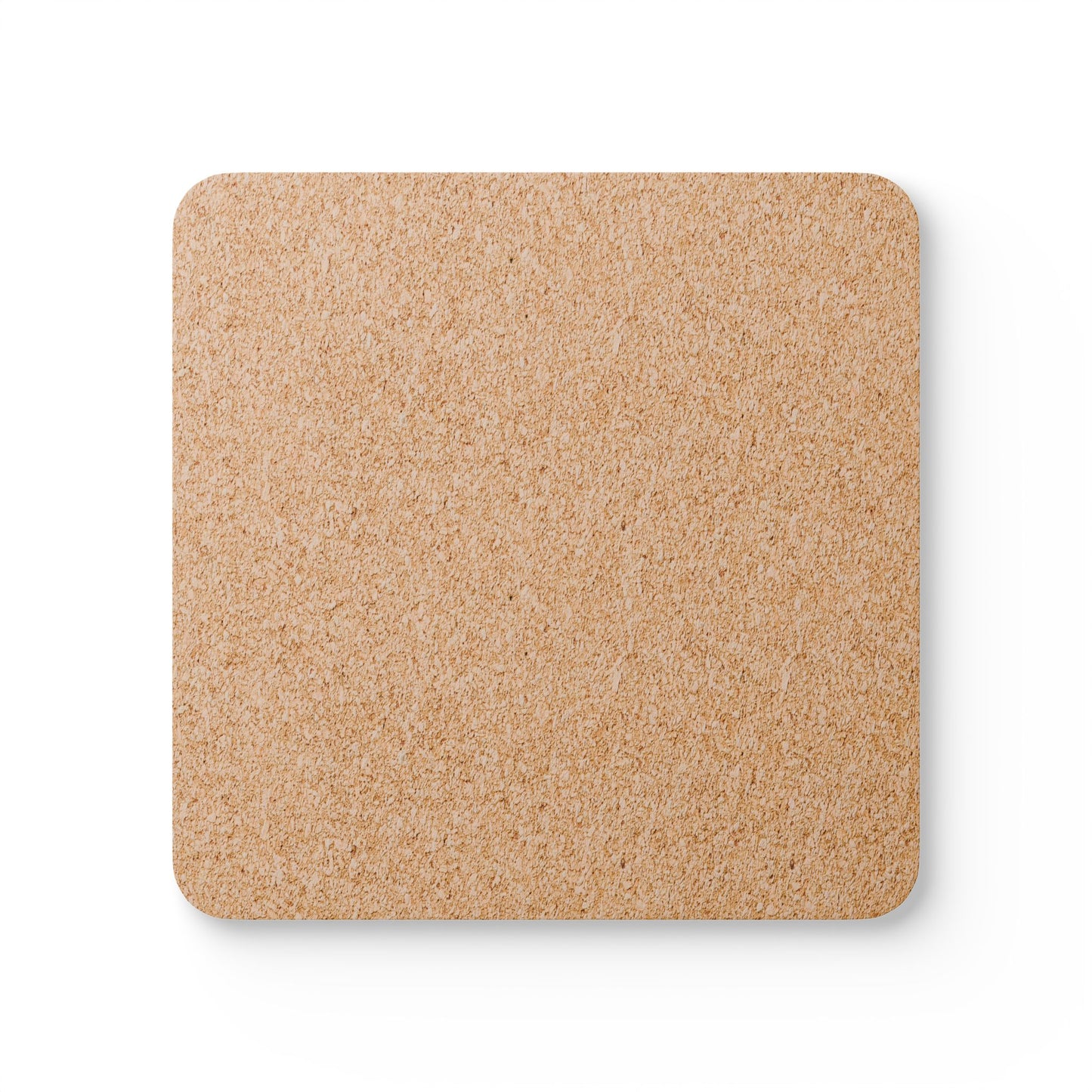 Harvest Harmony Corkwood Coaster Set | 4-Piece Set by Anndria | High-Gloss Finish with Cork Backing