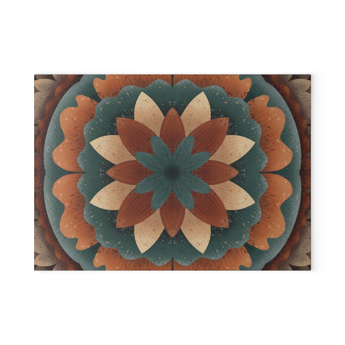 Harvest Harmony Glass Cutting Board | Tempered Glass Cutting Board by Anndria | 2 Sizes Available