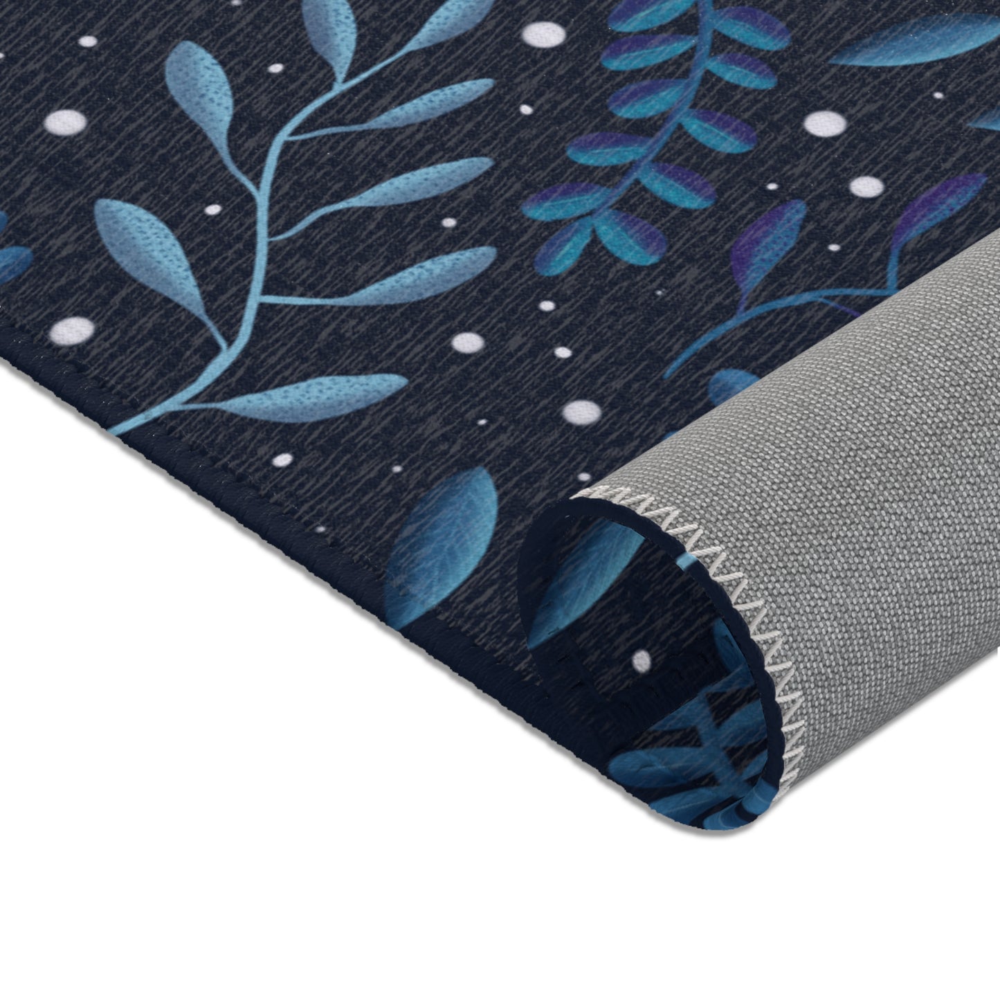 Area Rugs - Midnight Blue Forest Design by Anndria