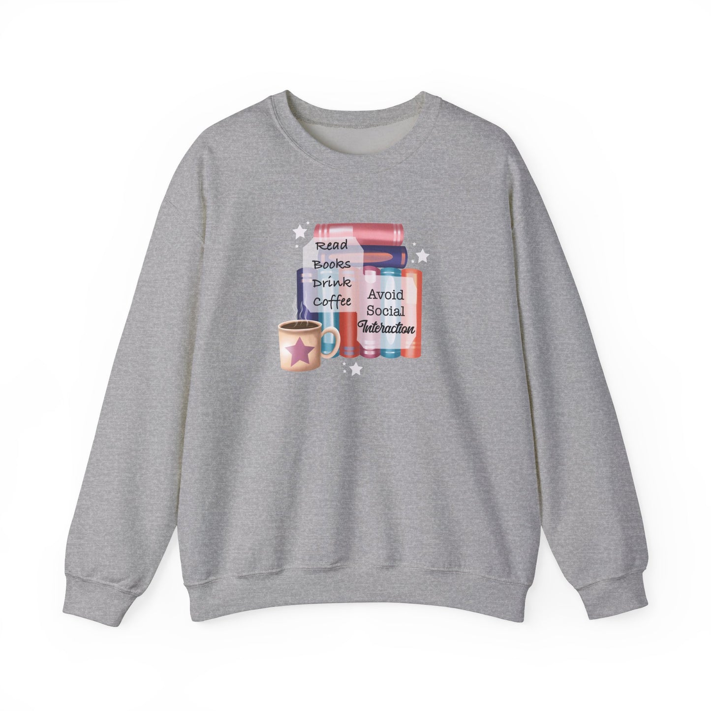 Bookworm Coffee Lover Unisex Sweatshirt
