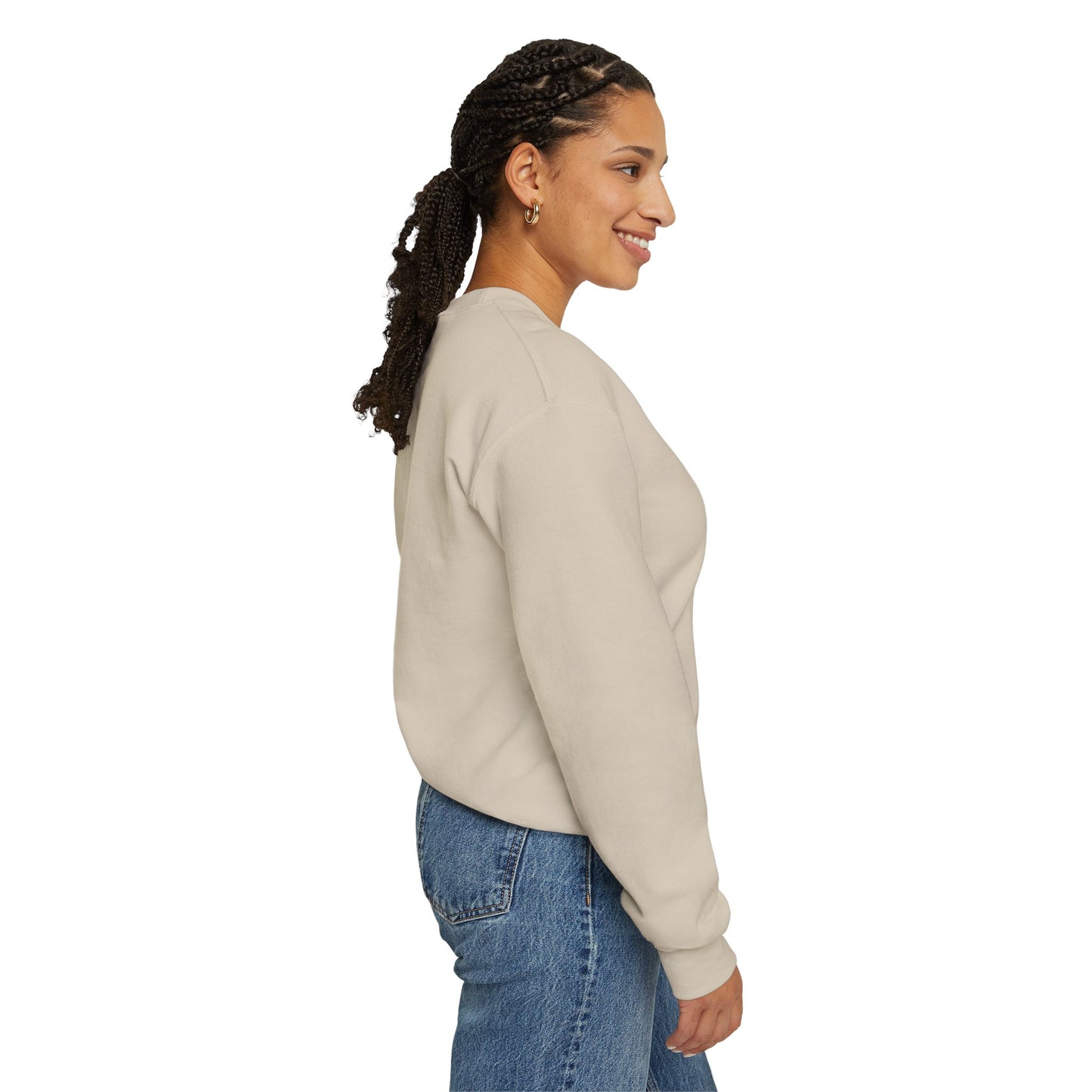 Moose Hot Chocolate Crewneck Sweatshirt by Anndria