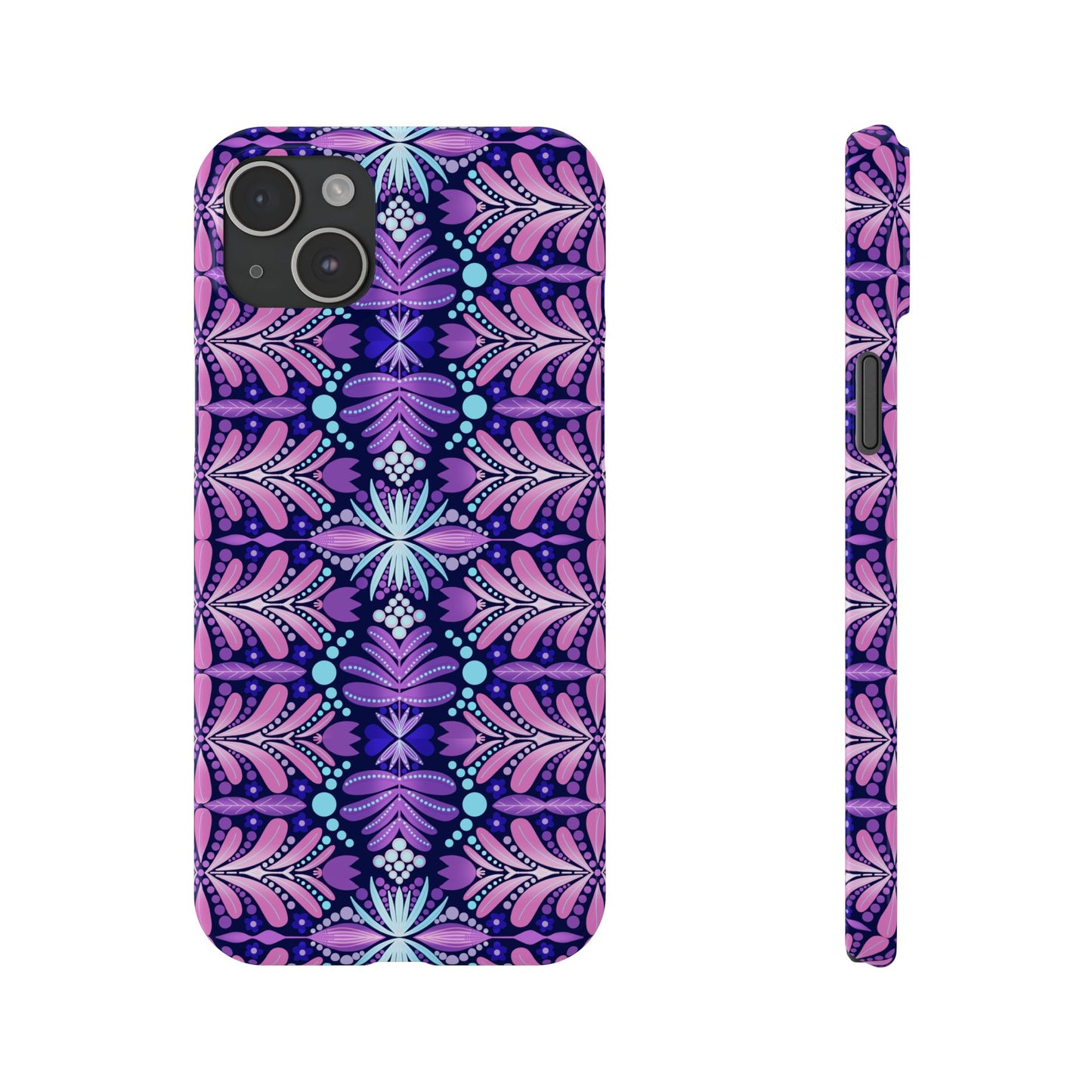 Vibrant Floral Slim Phone Case - Stylish Protection for Your Device