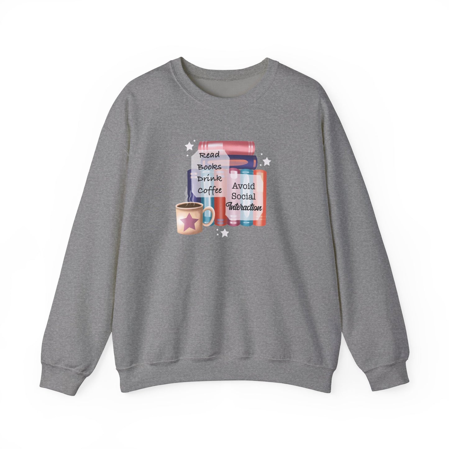 Bookworm Coffee Lover Unisex Sweatshirt