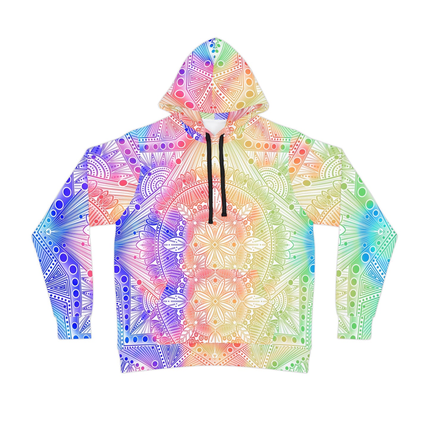 Celestial Hoodie - Rainbow Mandala by Anndria