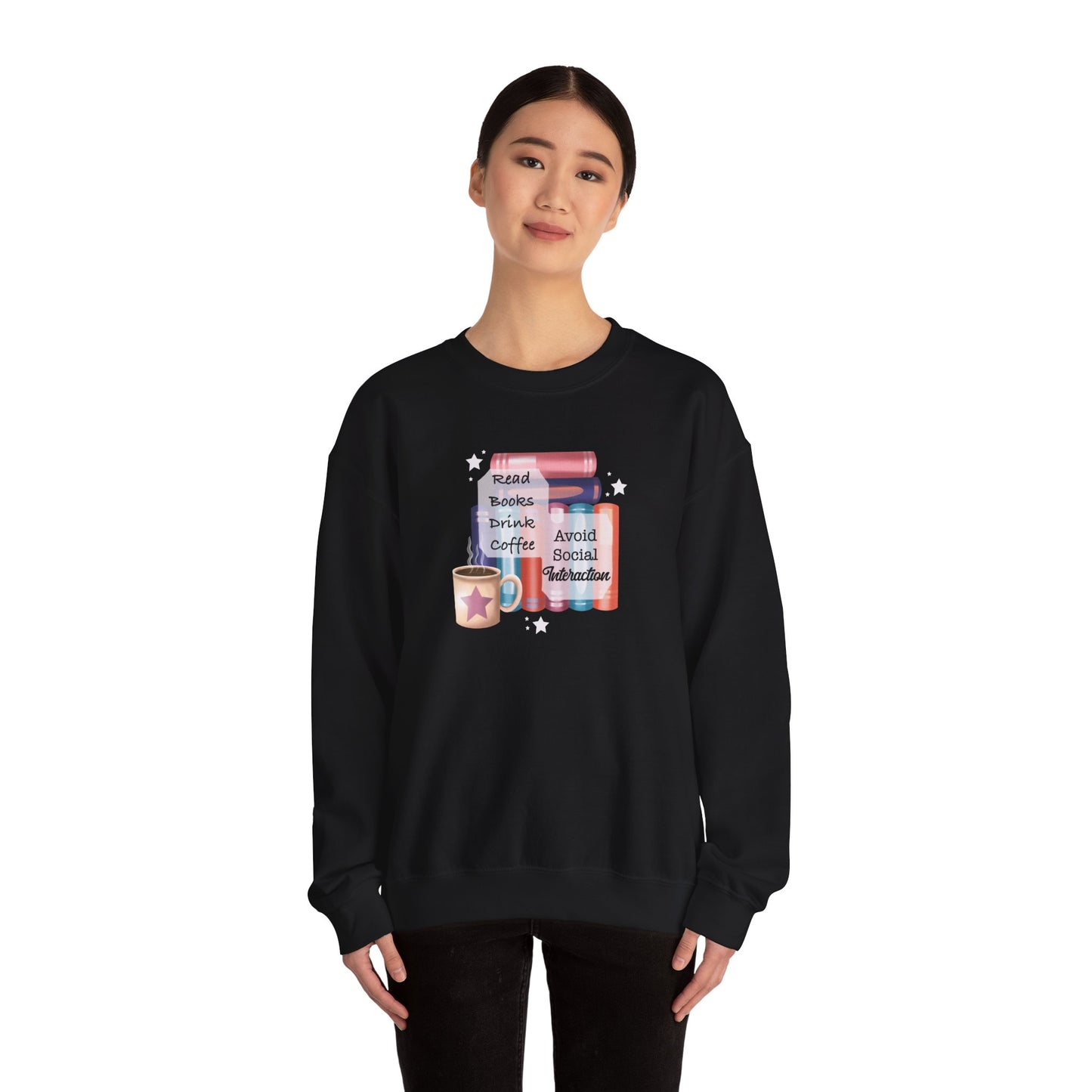 Bookworm Coffee Lover Unisex Sweatshirt