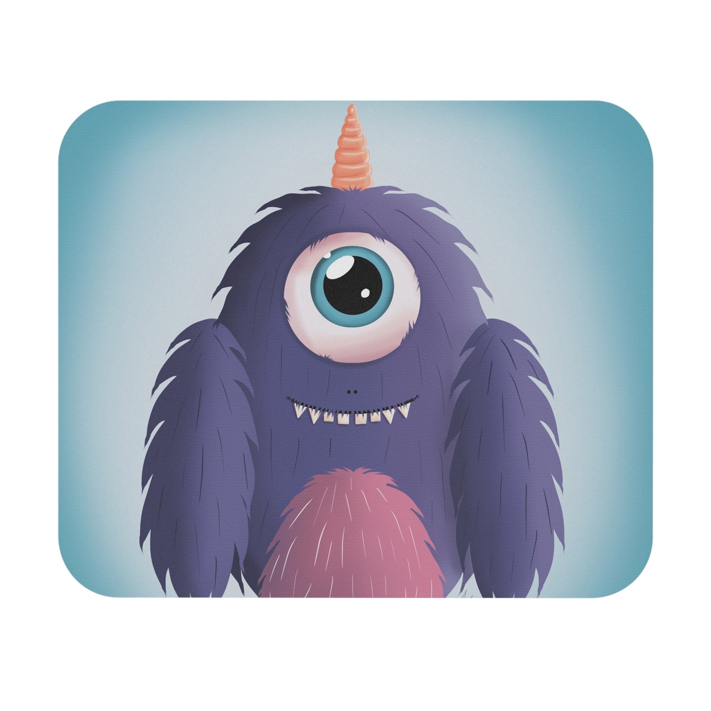Cute Monster Mouse Pad - Fun Desk Accessory for Kids & Gamers