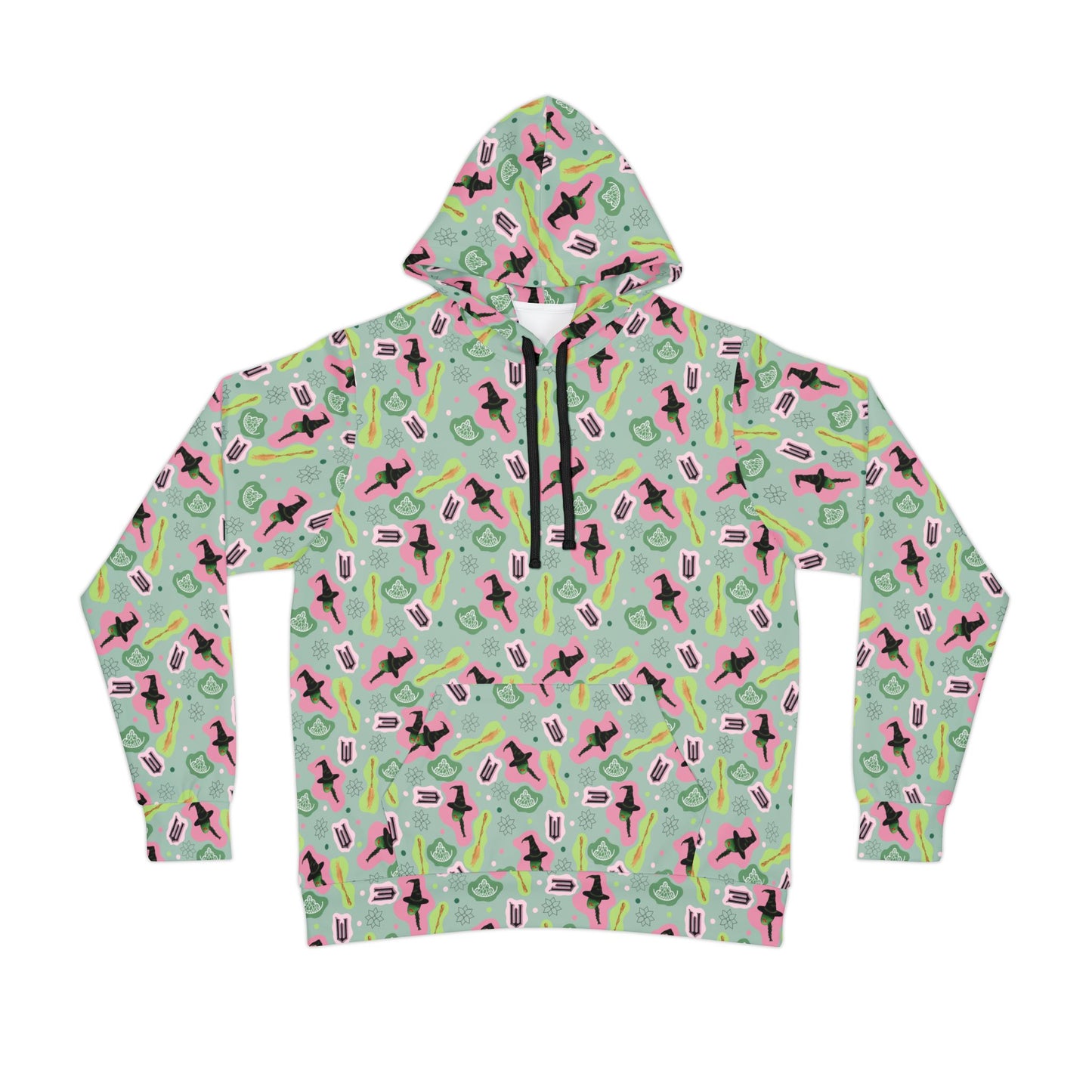 Wicked Athletic Hoodie with Anndria's Themed Pattern