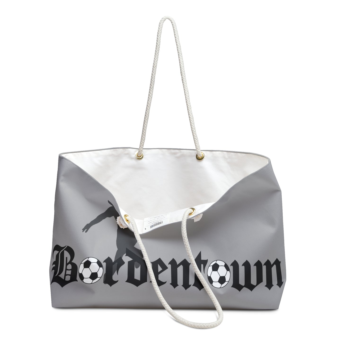 Soccer-Themed Weekender Bag | Bordentown Design | Perfect for Sports Fans & Travel