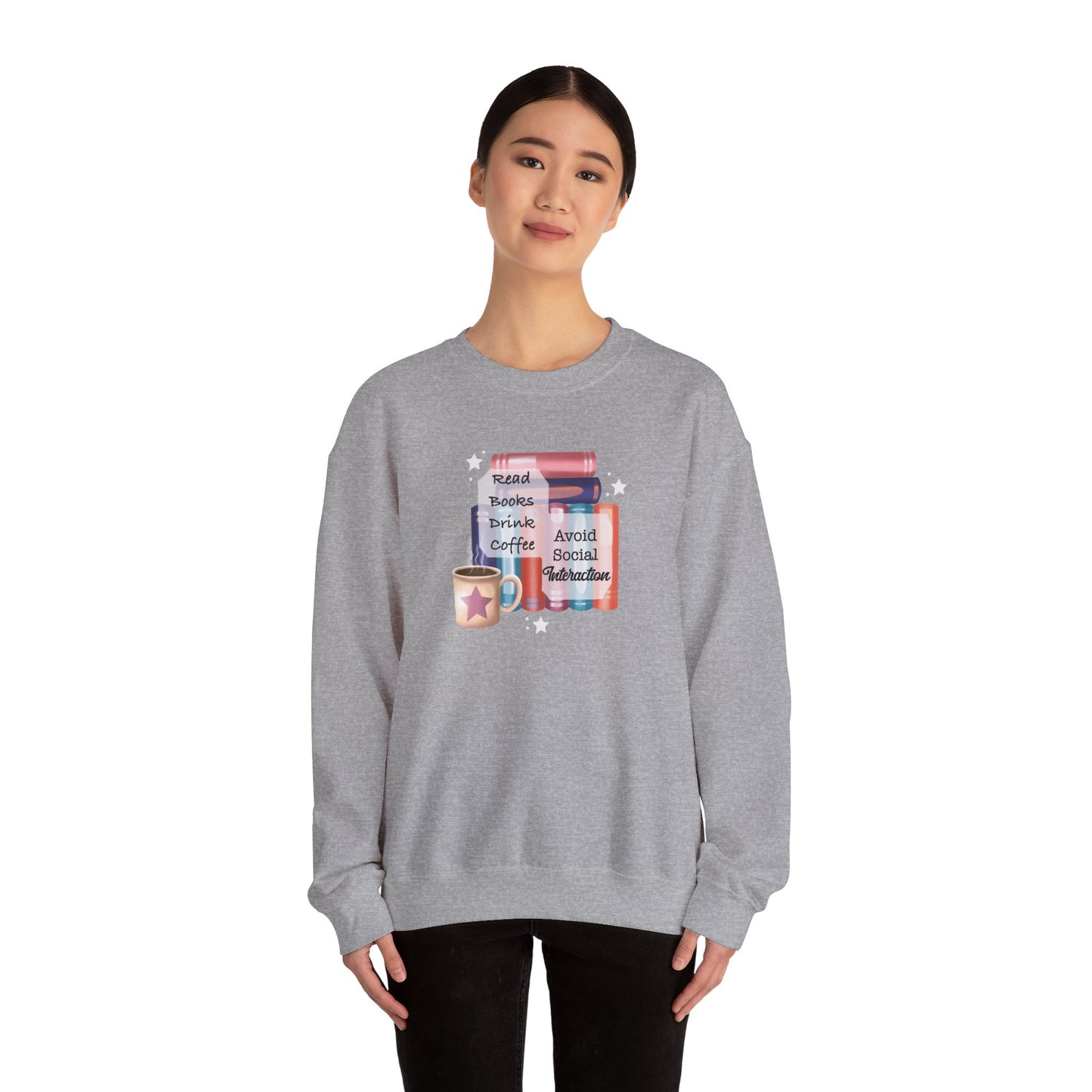 Bookworm Coffee Lover Unisex Sweatshirt