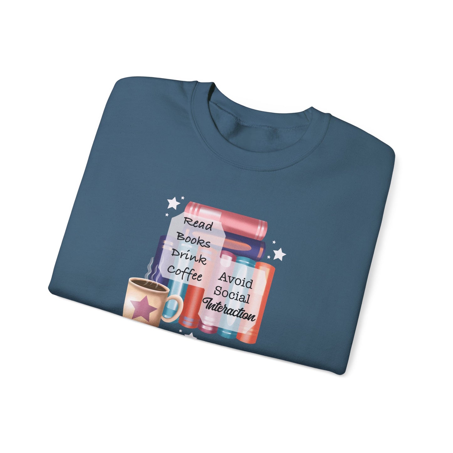 Bookworm Coffee Lover Unisex Sweatshirt