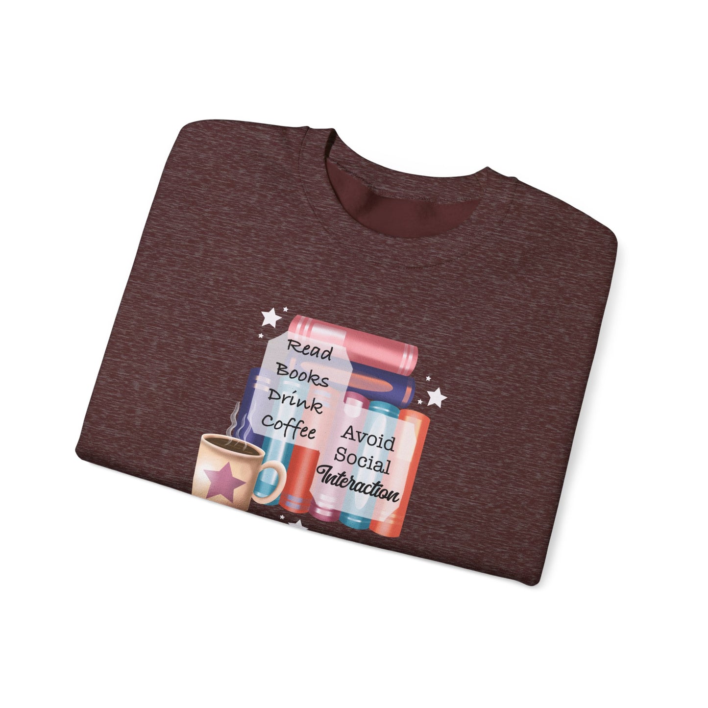 Bookworm Coffee Lover Unisex Sweatshirt